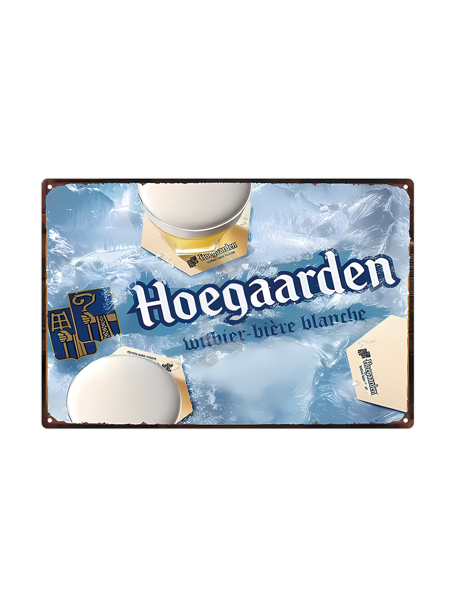 Hoegaarden - White beer - biere blanche - Metal wall sign