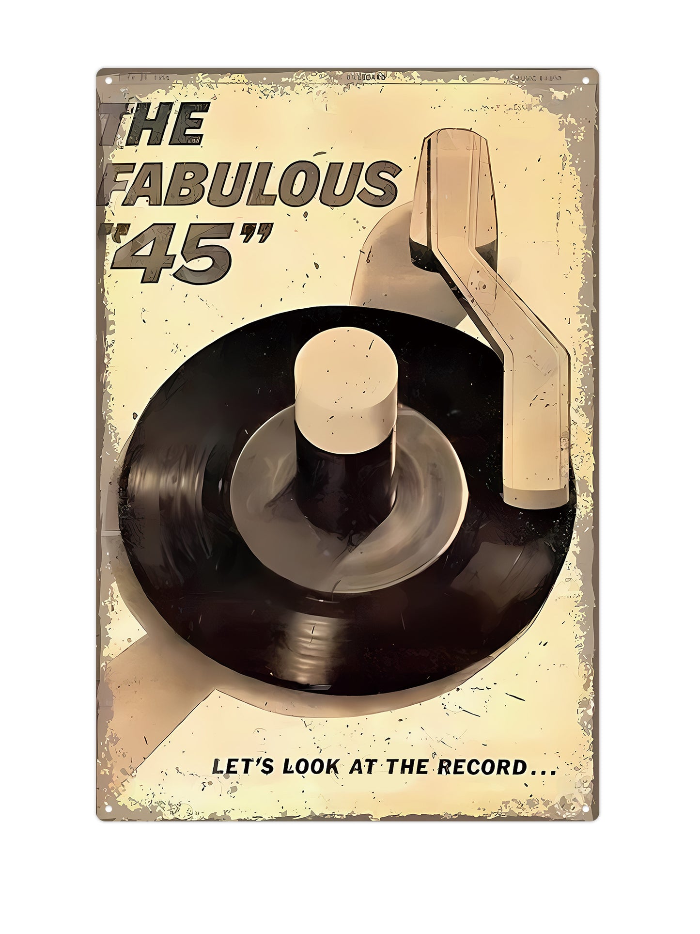 The fabulous 45 - Metal wall sign