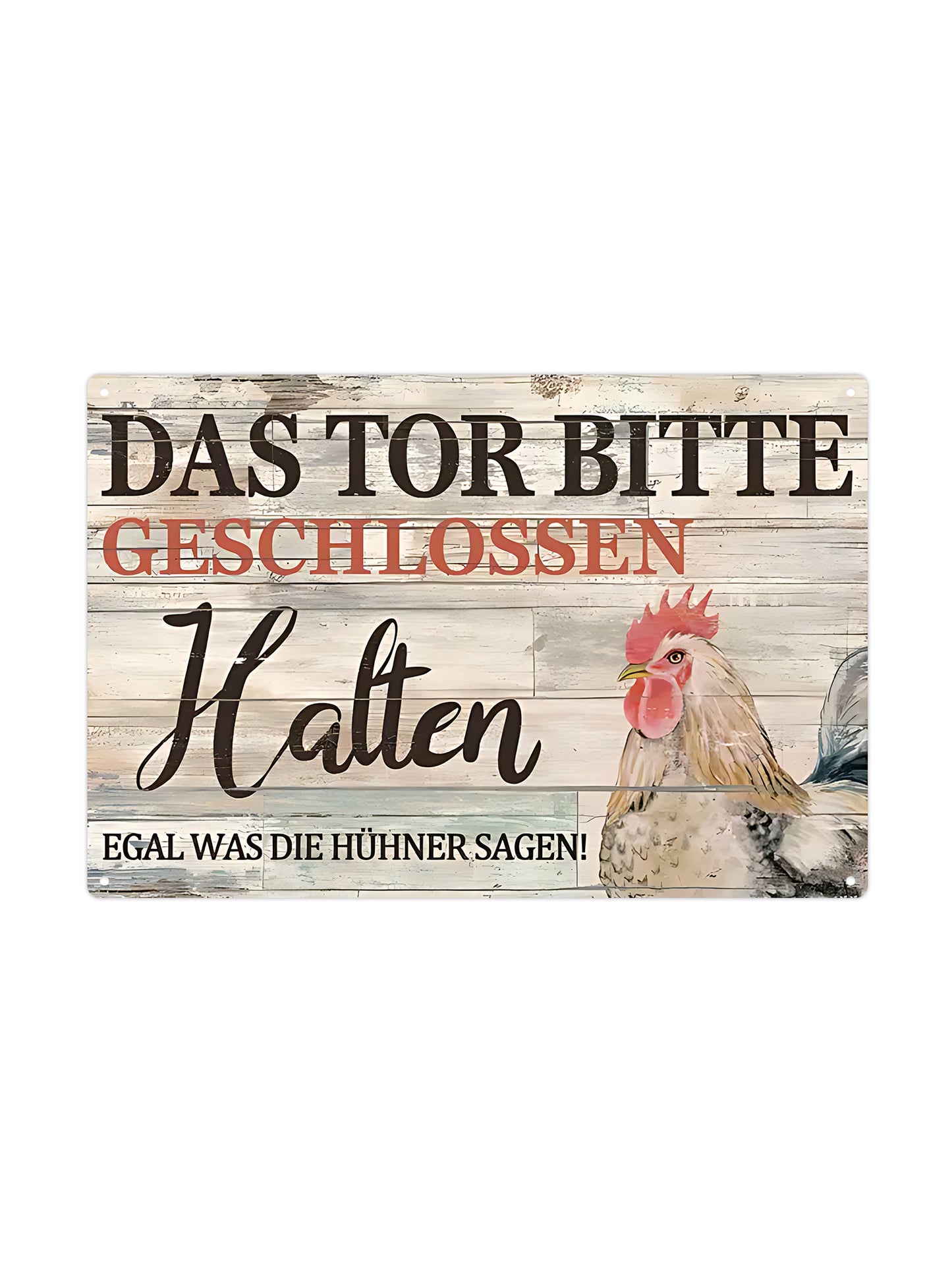 That's the last thing in the world! Egal was die hühner sagen!