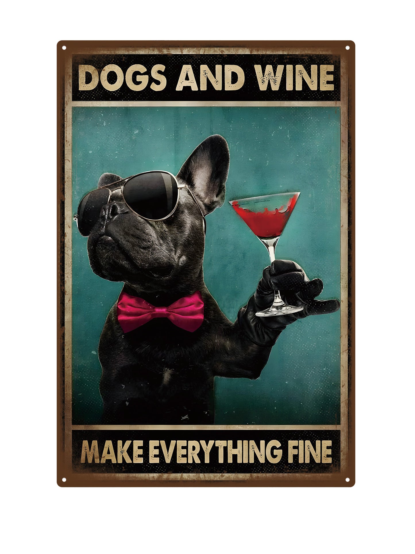 Dogs and wine make everything fine
