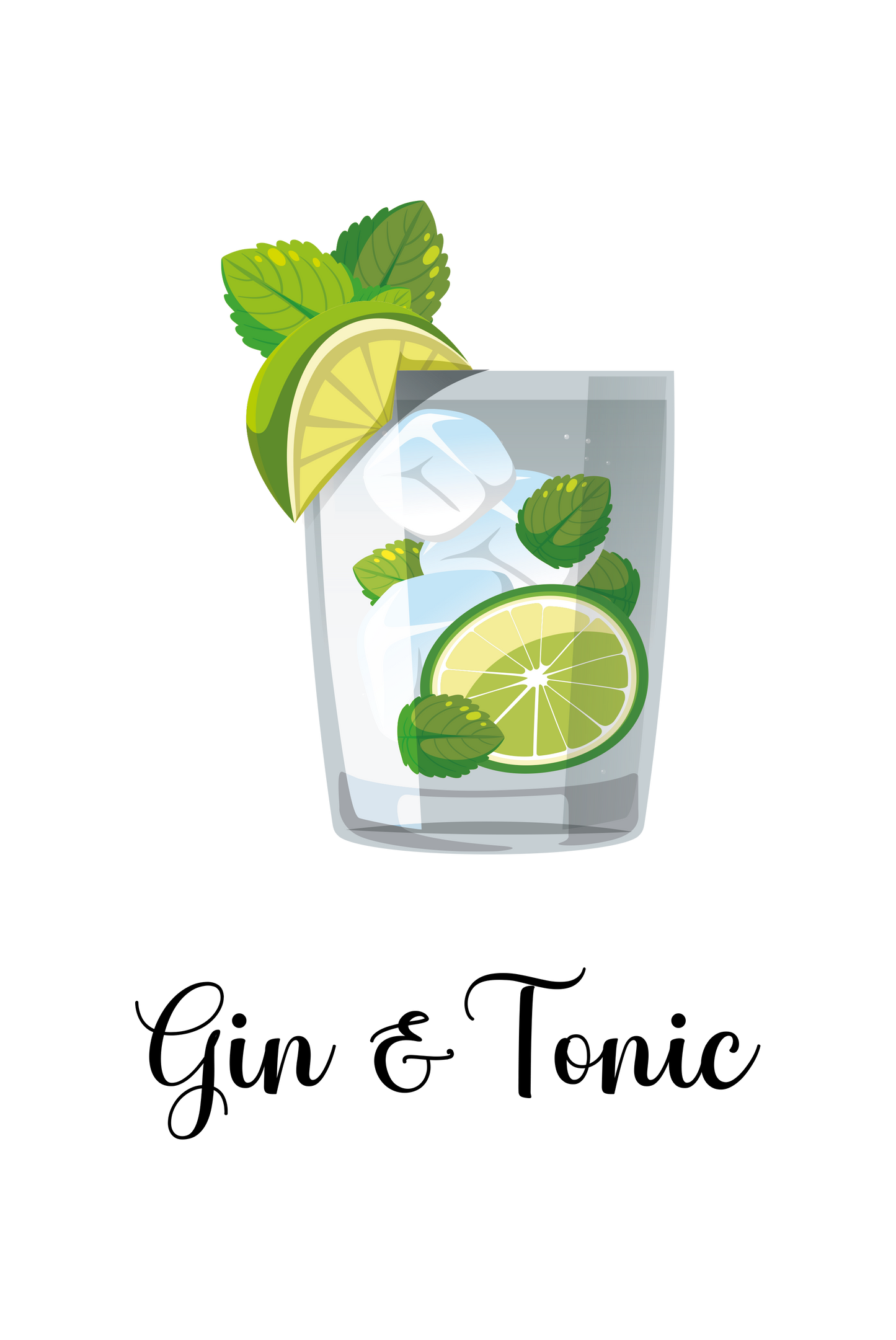 Gin and Tonic - Cafe board