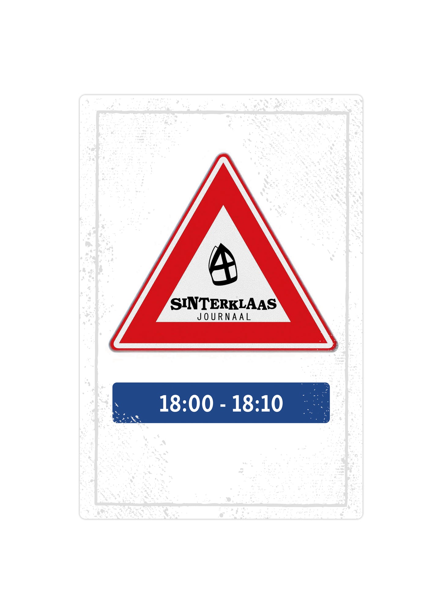 Sinterklaas Journaal - Wandbord - 18:00 - 18:10