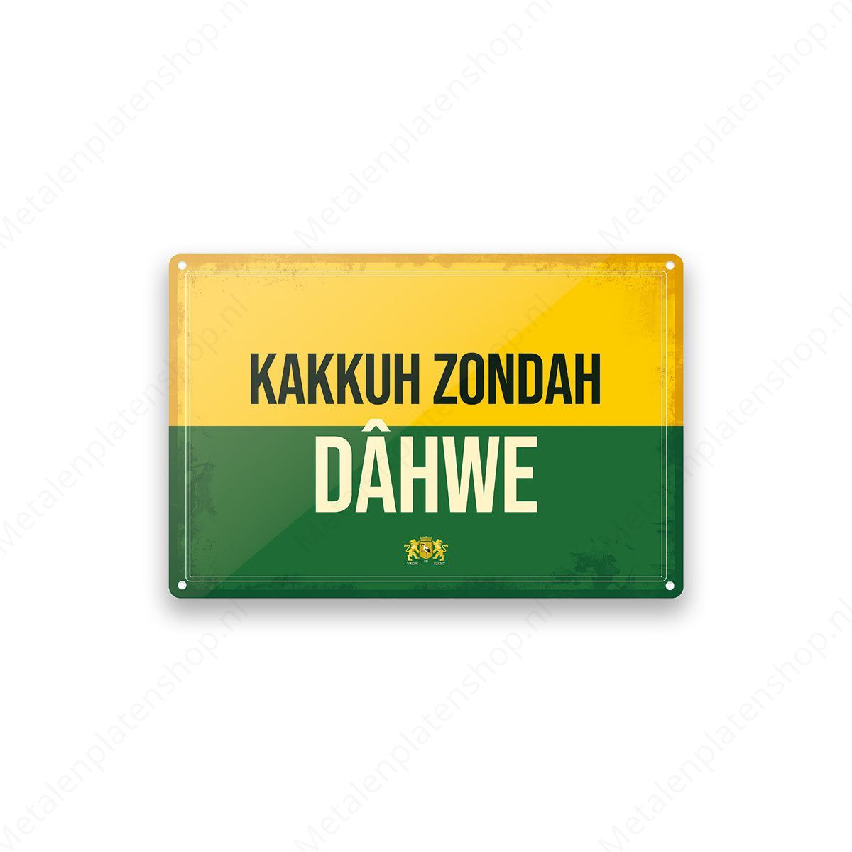 Kakkuh zondah dahwe - Haags Bord - Den Haag