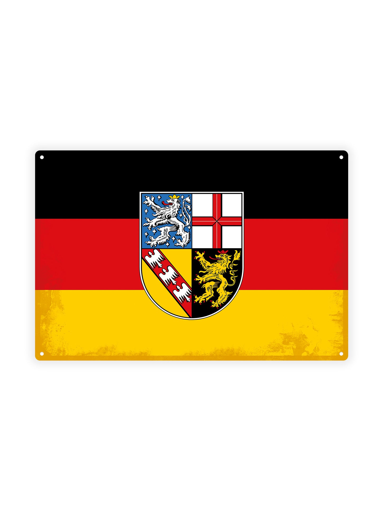 Saarland - Metal Wall Sign