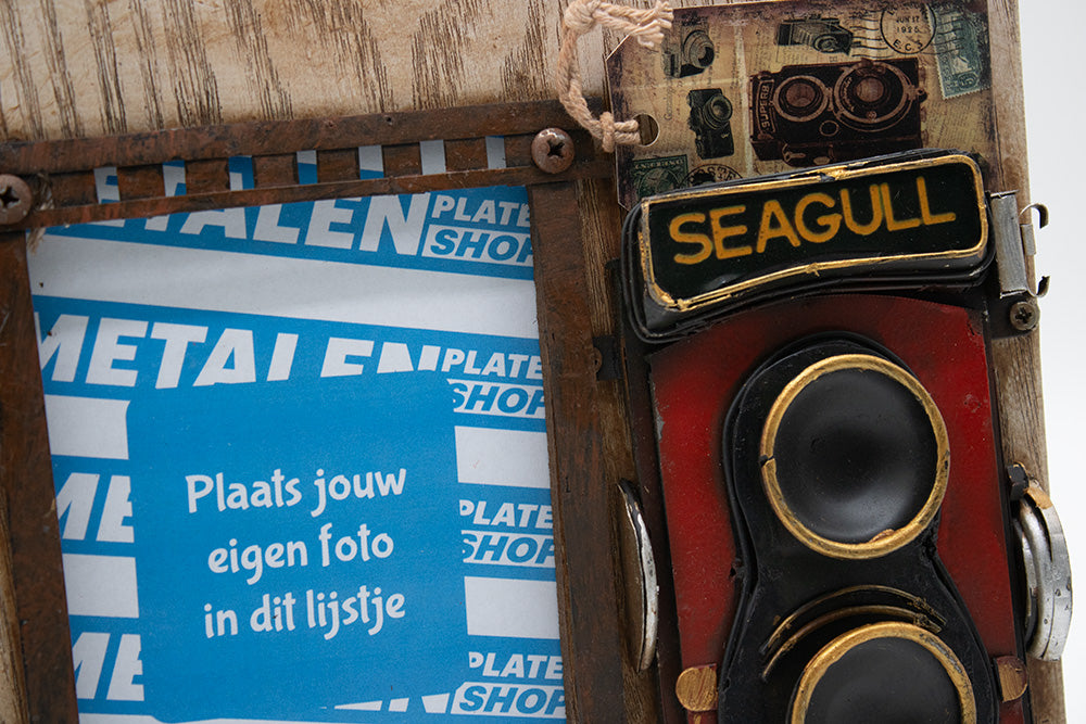 Fotorahmen Möwenkamera - 23x20cm - Mit eigenem Foto