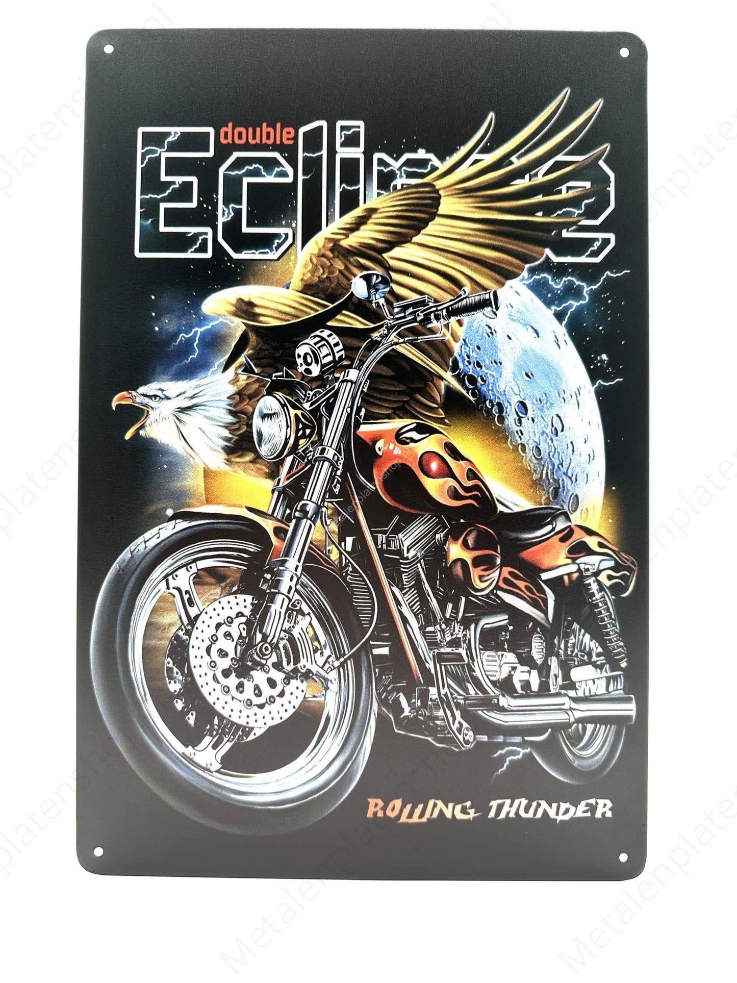Rolling Thunder - Metal Wall Sign