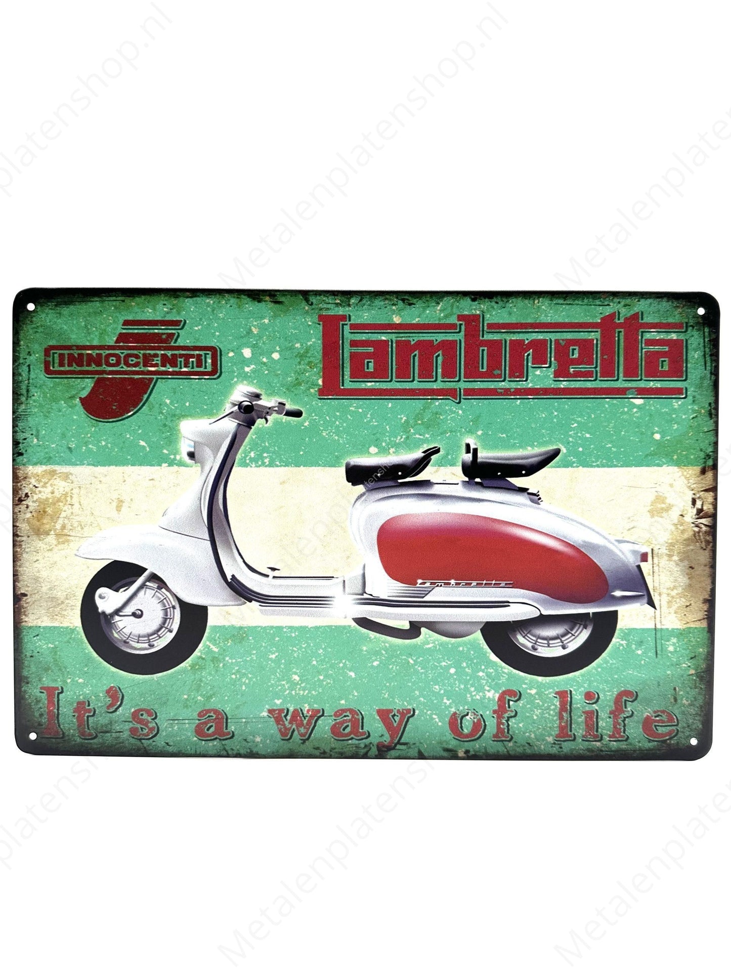 Lambretta - Metal Wall Sign