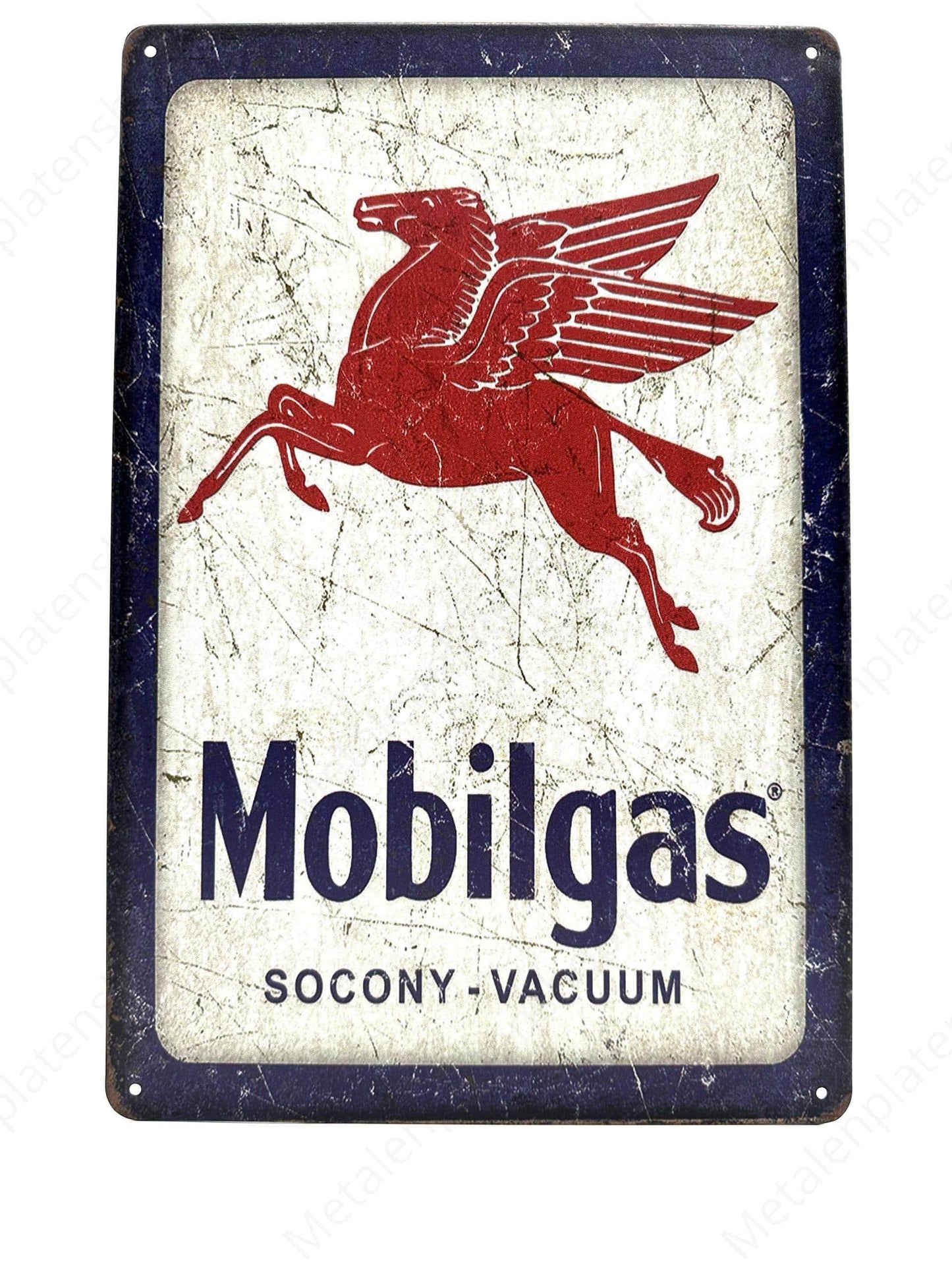 Mobilgas - Metal Wall Sign