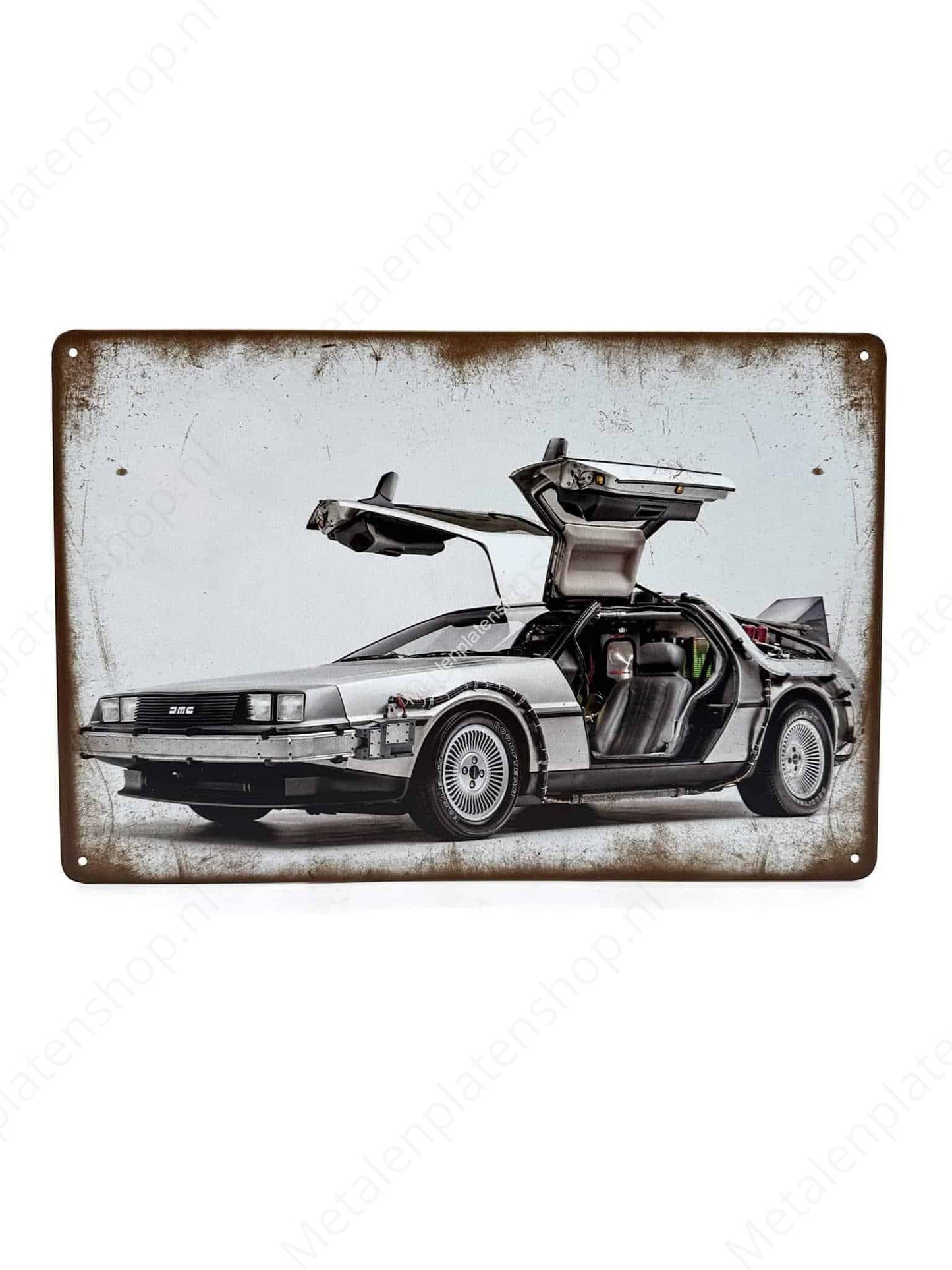 Back to the Future - DMC -Auto - Metal Wall Sign