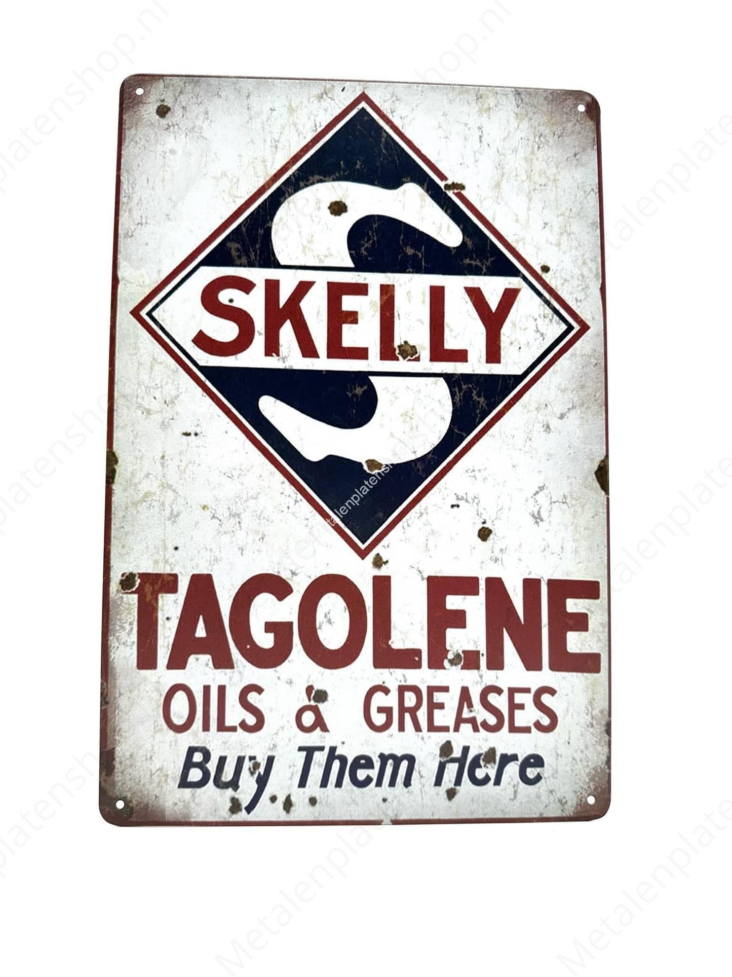 Skelly - Tagolene - Oils a Greases - Buy them here - Metal Wall Sign