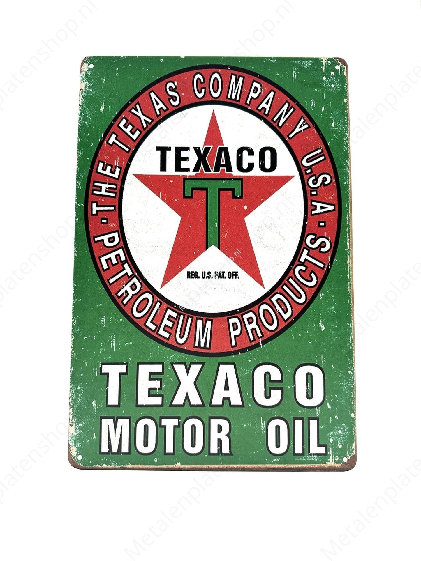 Texaco Motor Oil - Green