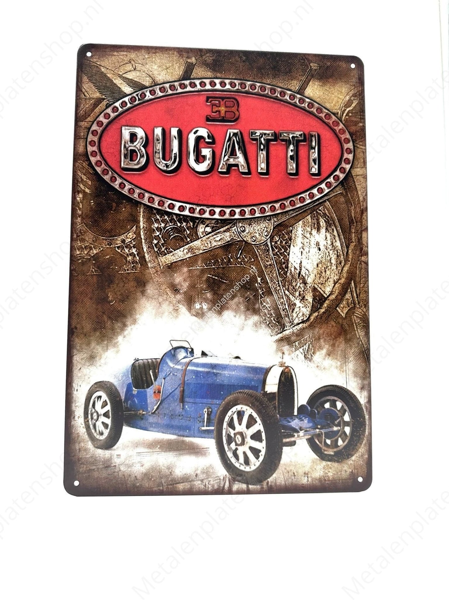 Bugatti - Vintage - Metal Wall Sign