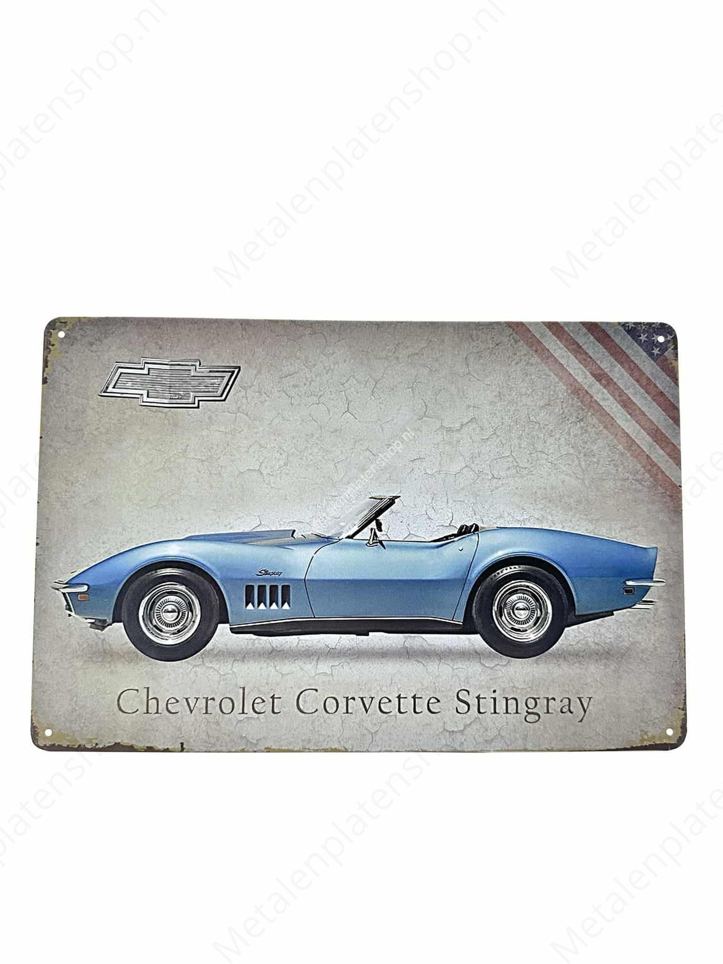 Chevrolet Corvette Stingray - Metal Wall Sign
