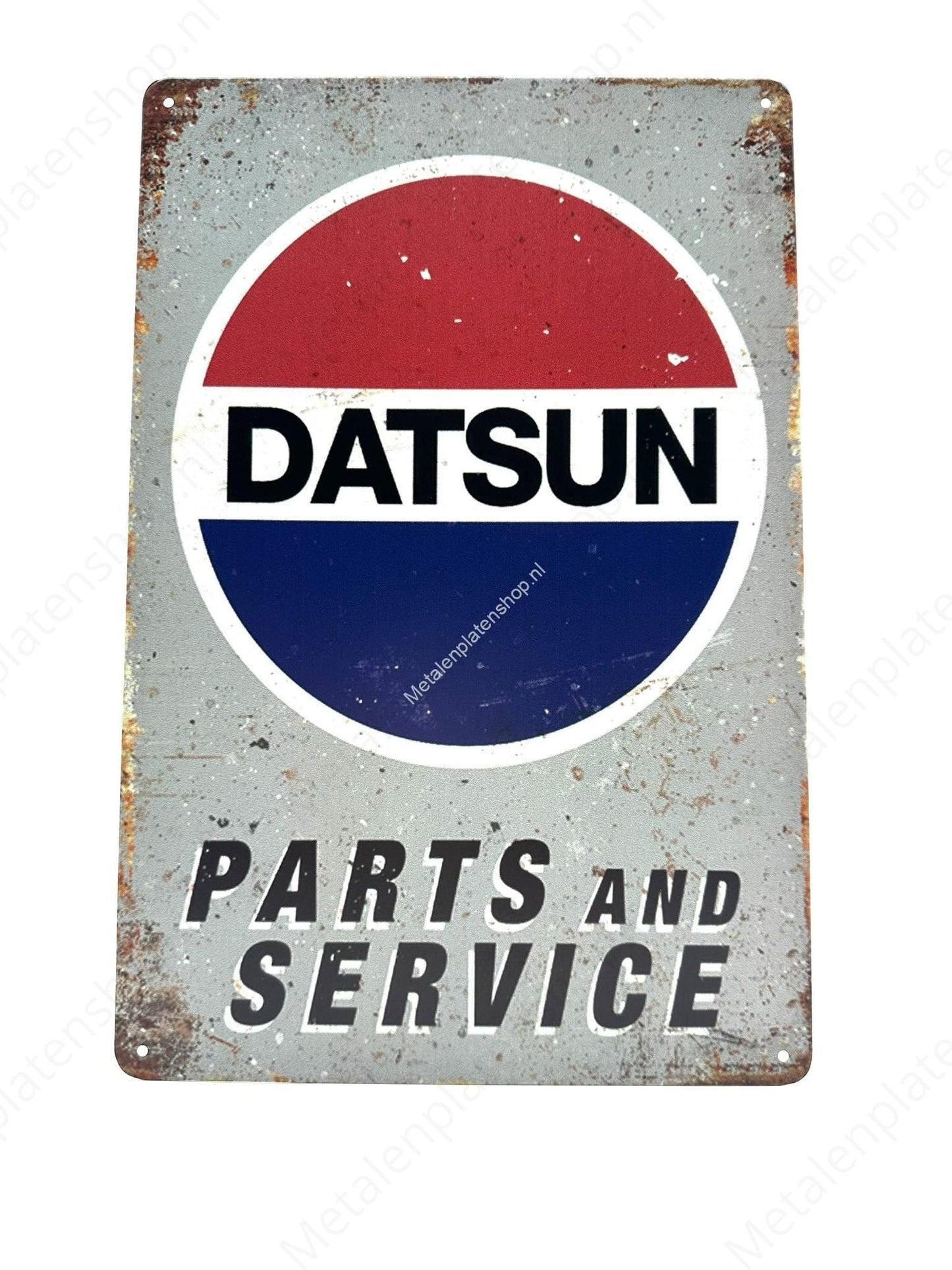 Datsun - Parts and Service - Metal Wall Sign