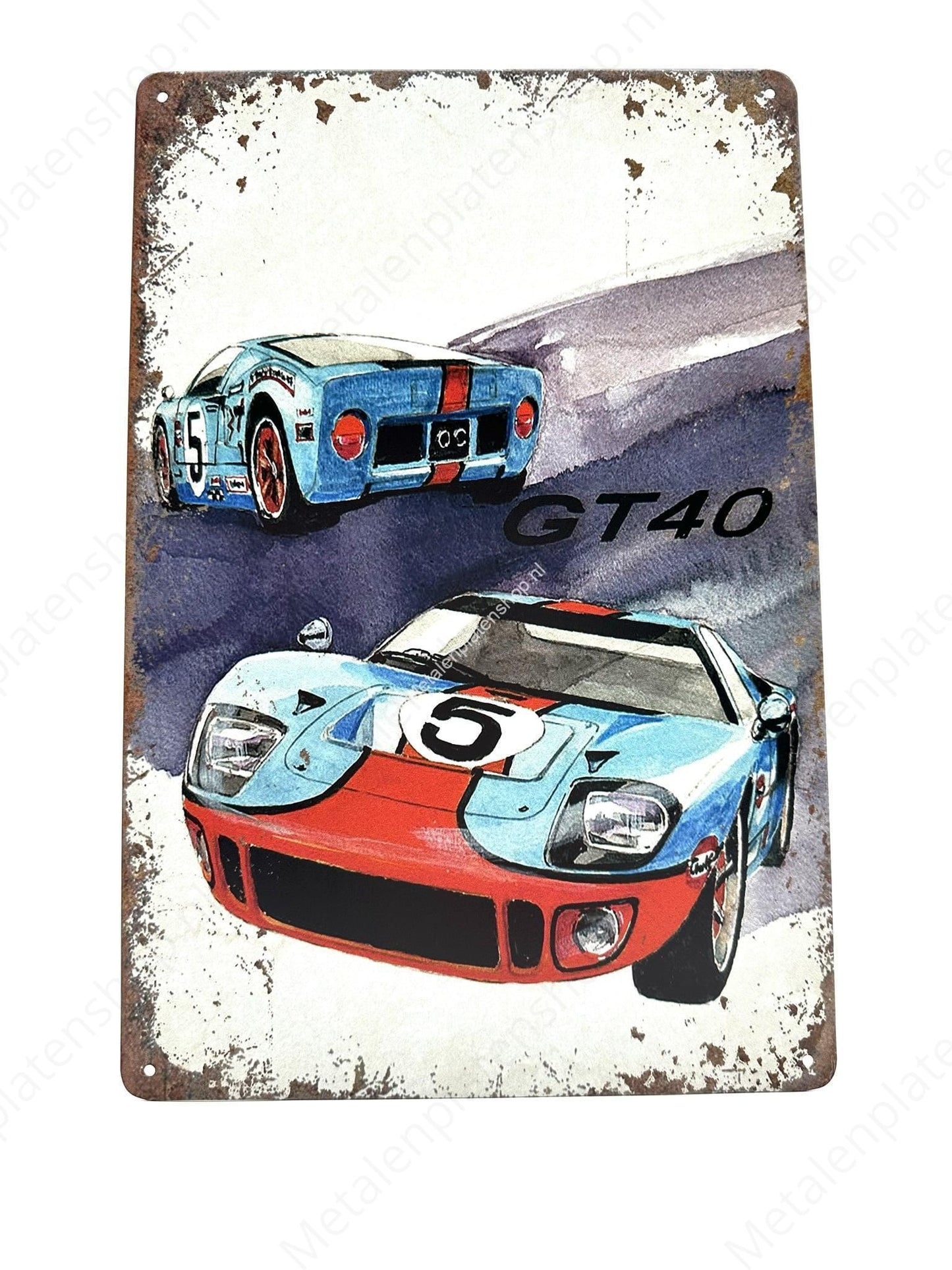 GT40 - Metal Wall Sign