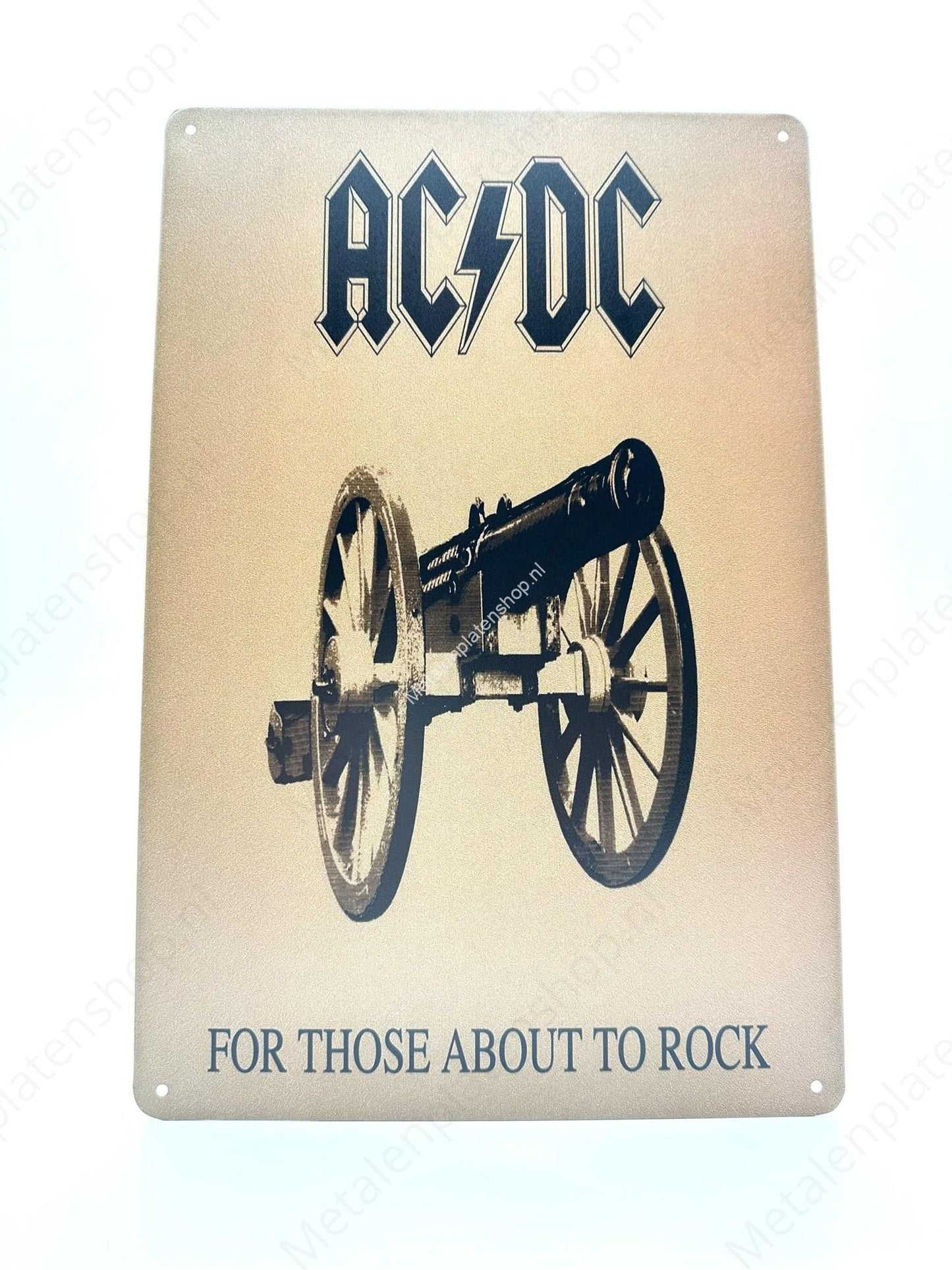 AC/DC - For those about to rock - Metal Wall Sign
