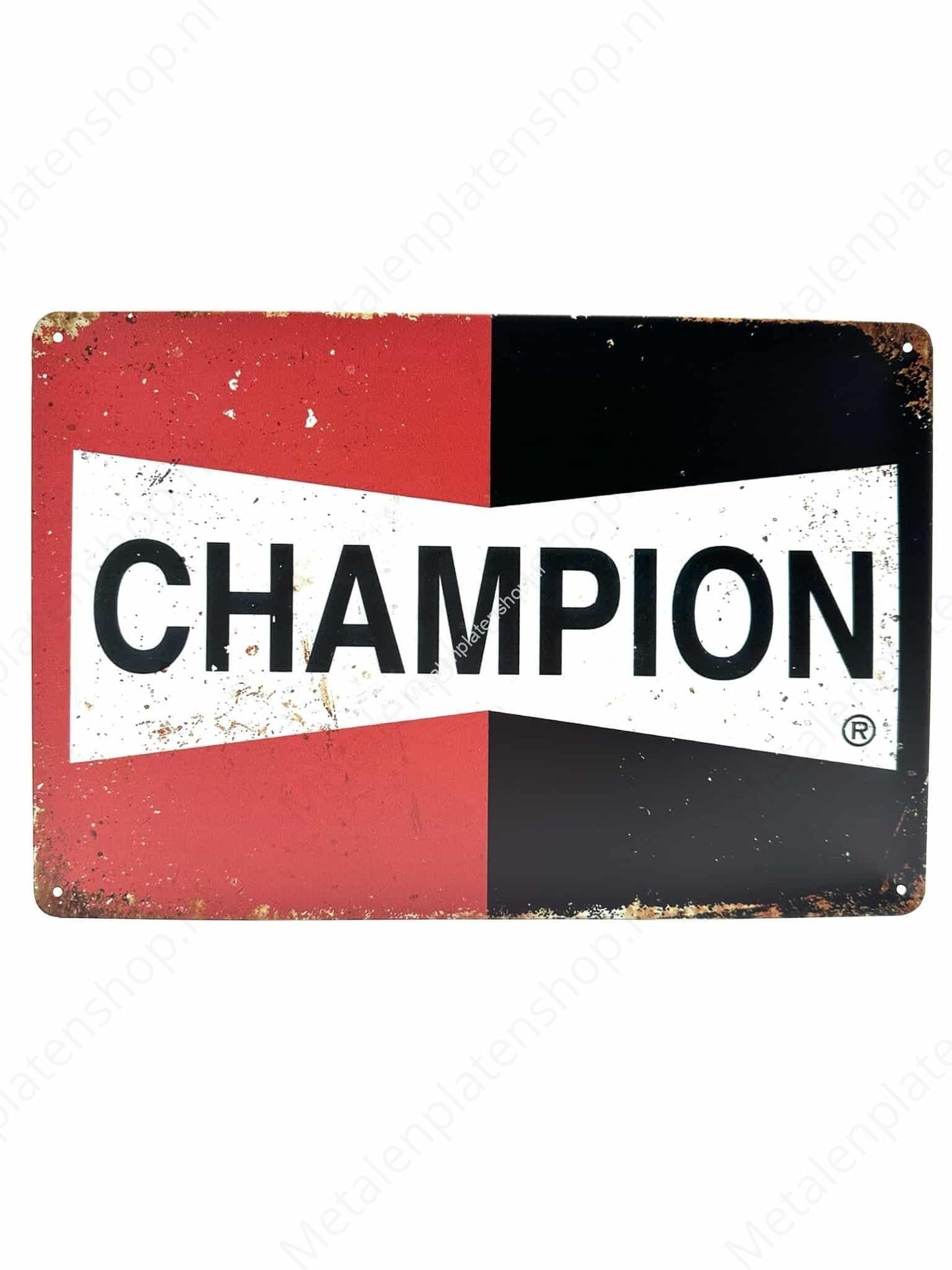 Champion - Metal Wall Sign