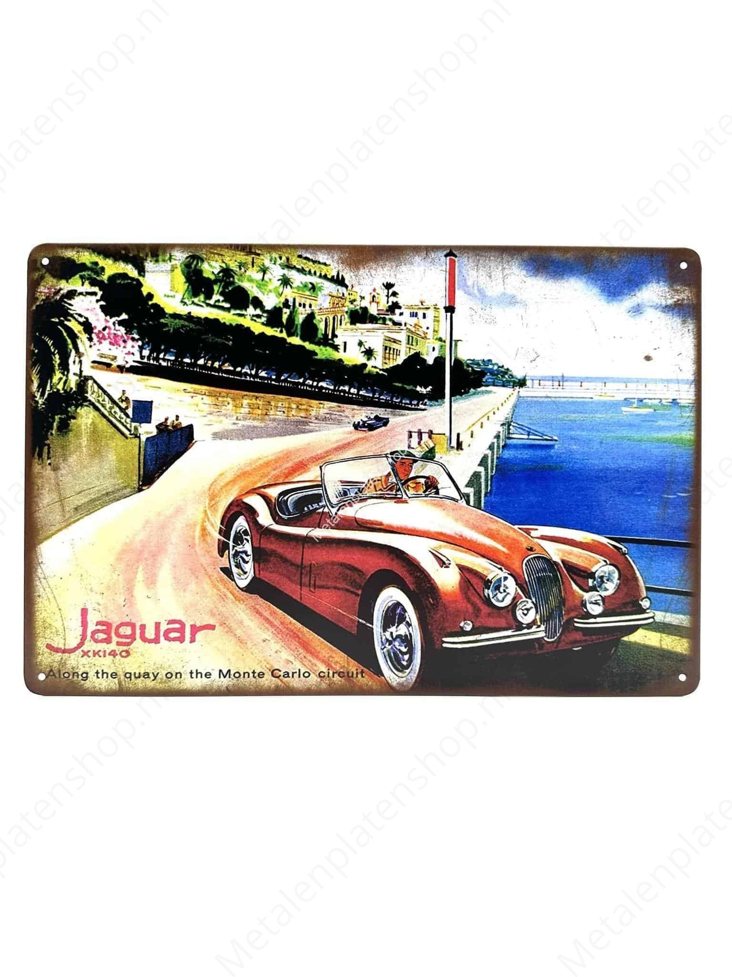 Jaguar XK140 - Metal Wall Sign