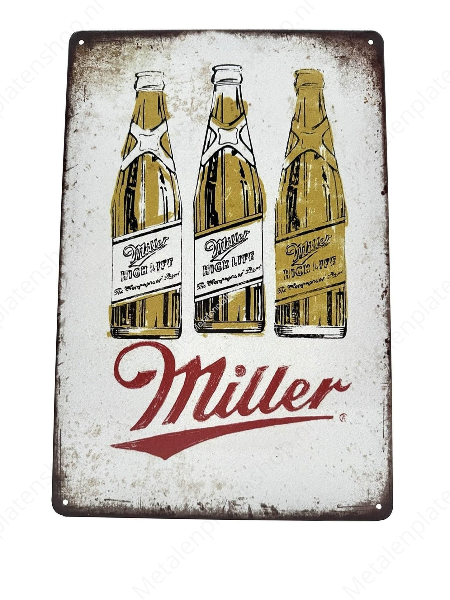 Miller - Metal Wall Sign