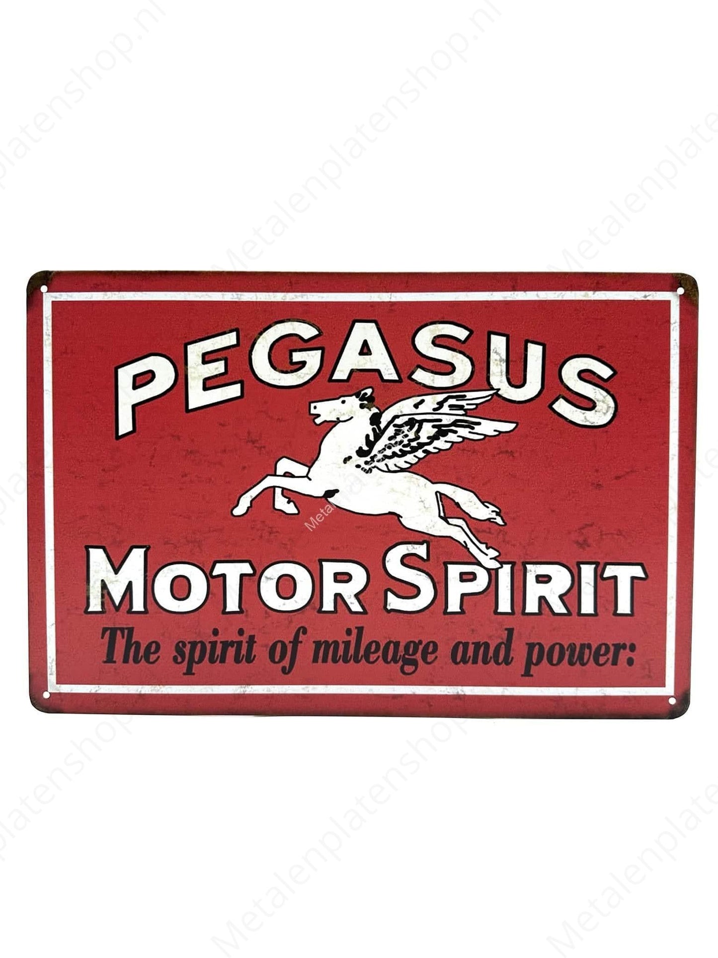 Pegasus - Motor Spirit - Metal Wall Sign