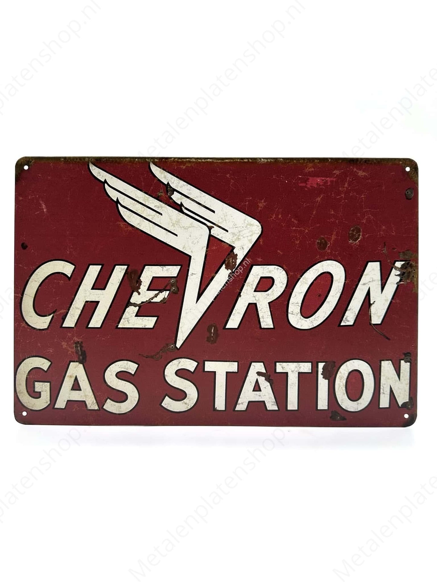 Chevron - Gas Station - Metal Wall Sign