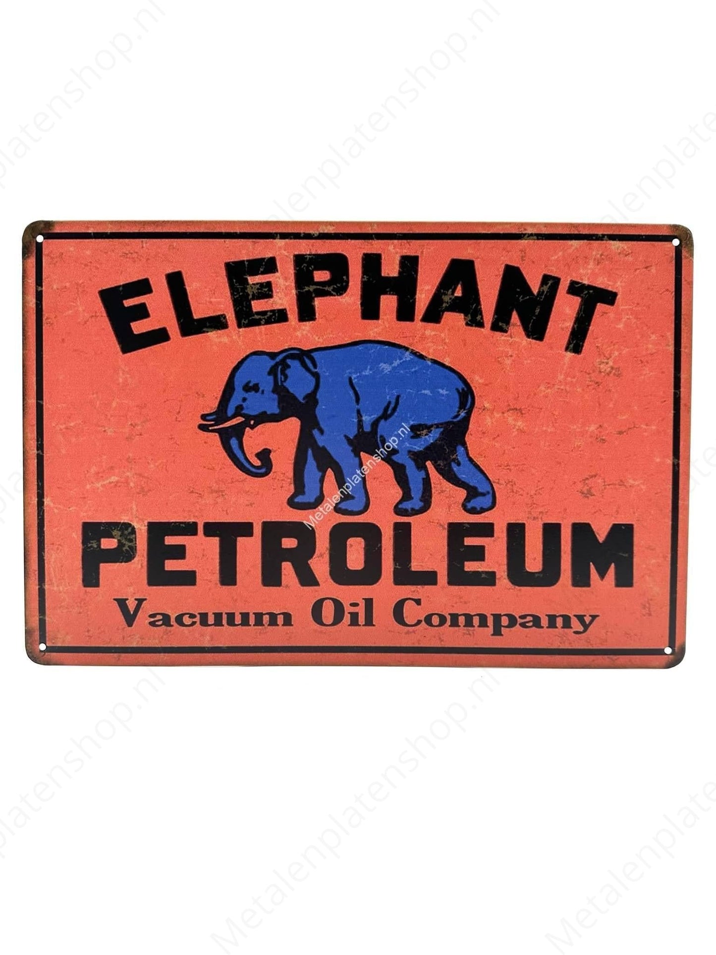 Elephant Petroleum - Vacuum Oil Company - Metal Wall Sign