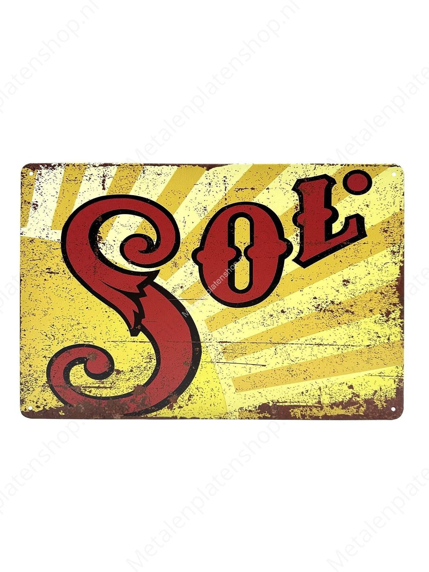 Sol. - Metal Wall Sign