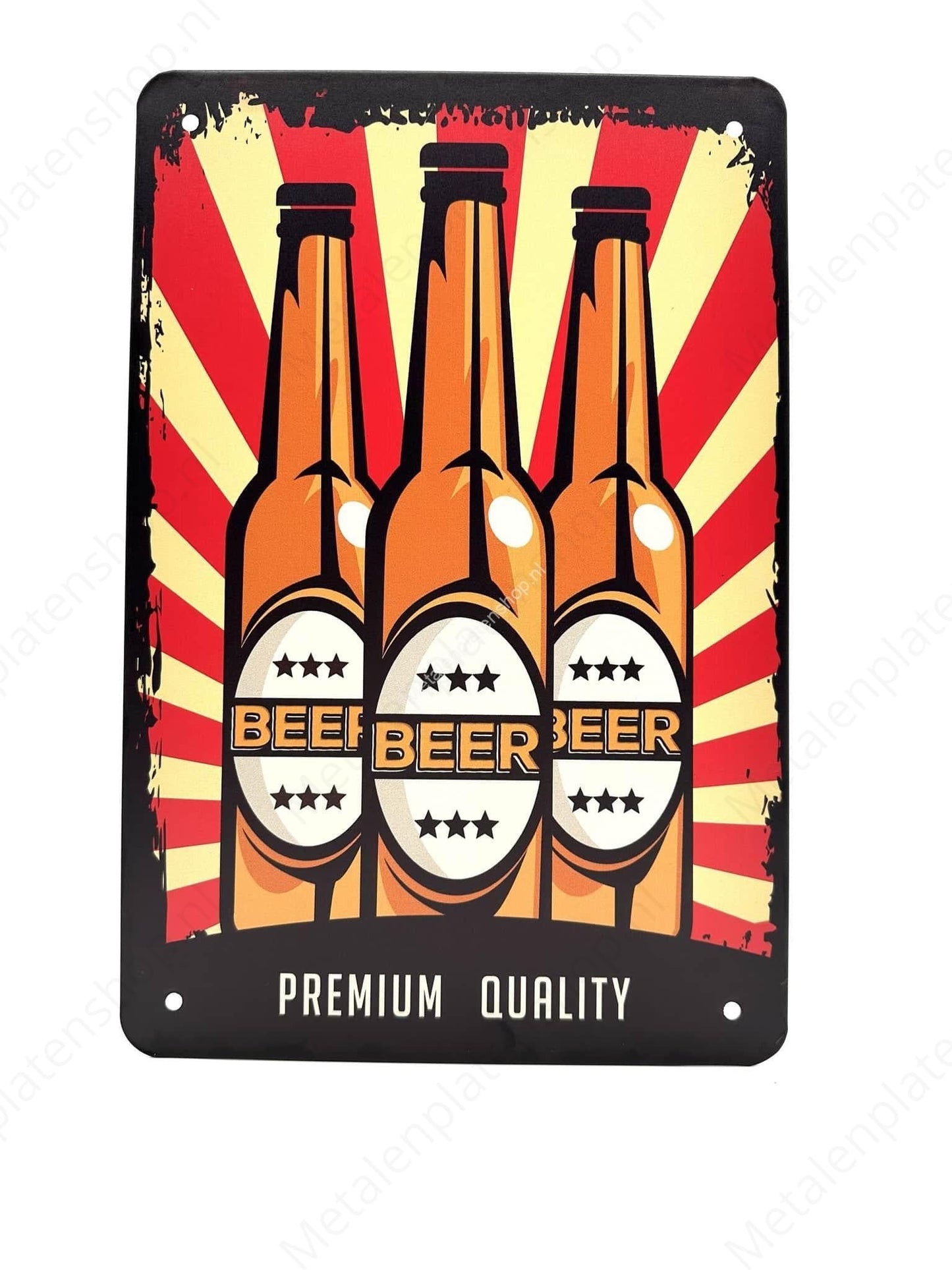 Beer Beer Beer - Premium Quality - Metal Wall Sign