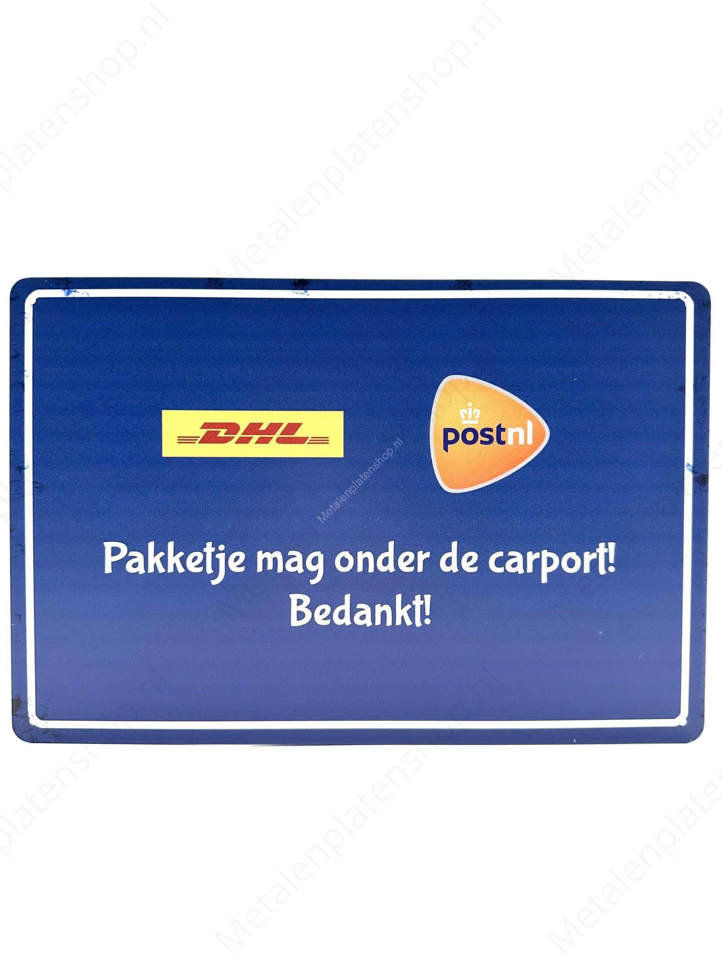 Package can be placed under the carport! Thank you! - DHL - POSTNL