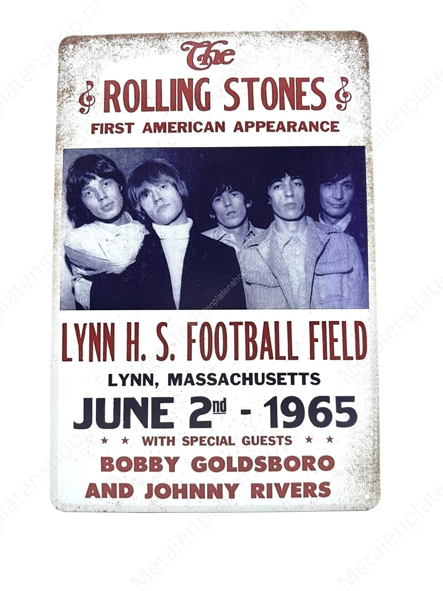 The Rolling Stones - First American Appearance - White