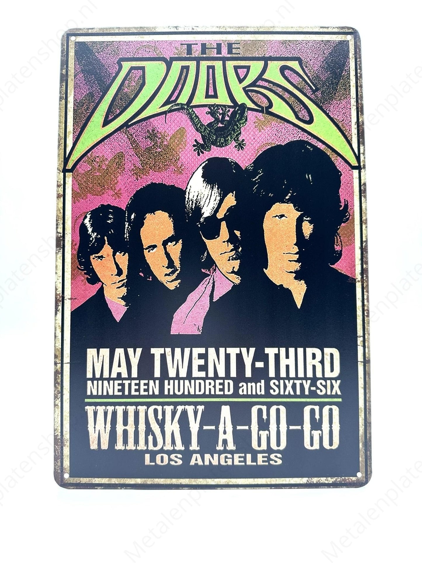 The Doors - Whiskey-A-Go-Go - Metal Wall Sign