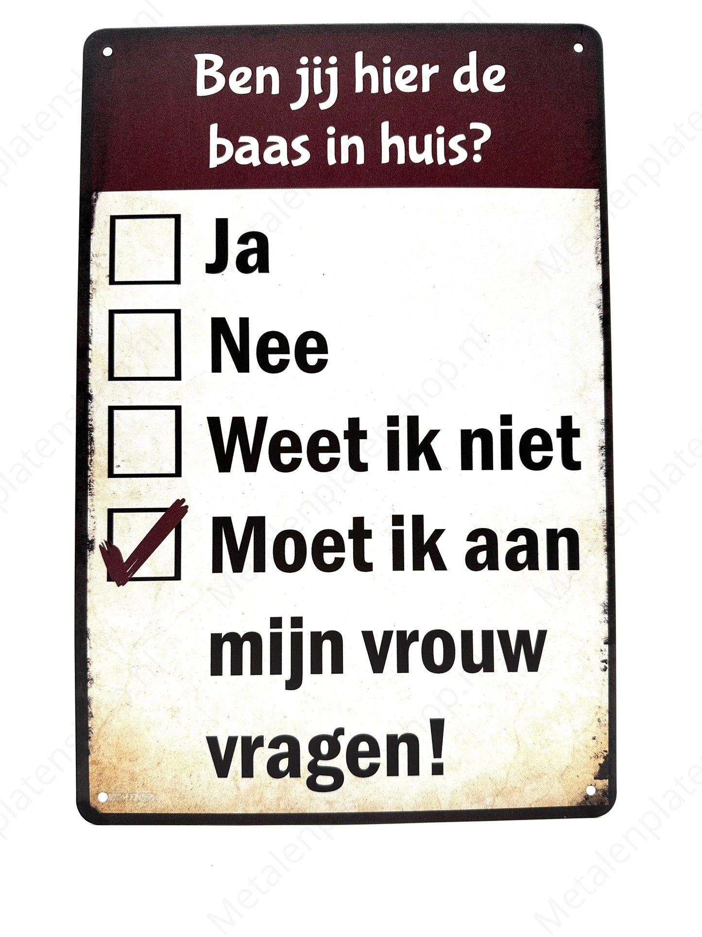 Ben jij hier de baas in huis?
