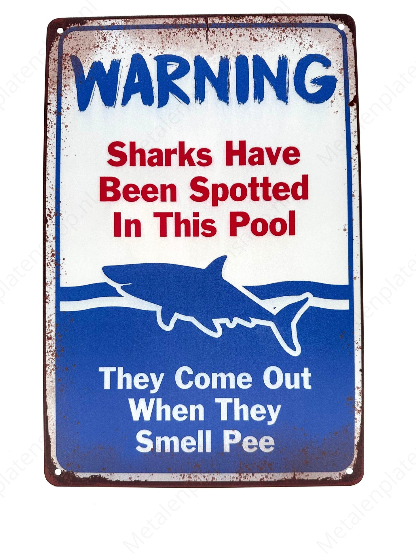 Warning - Sharks have been spotted in this pool