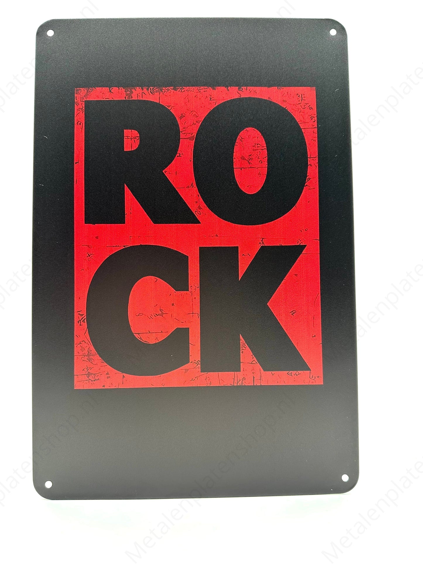 ROCK - Metal Wall Sign