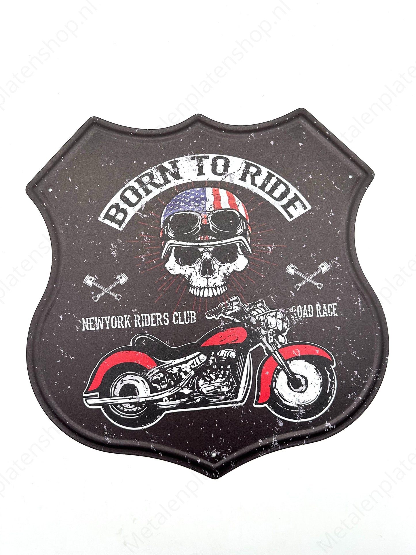 Born to Ride - Route 66 Style Sign