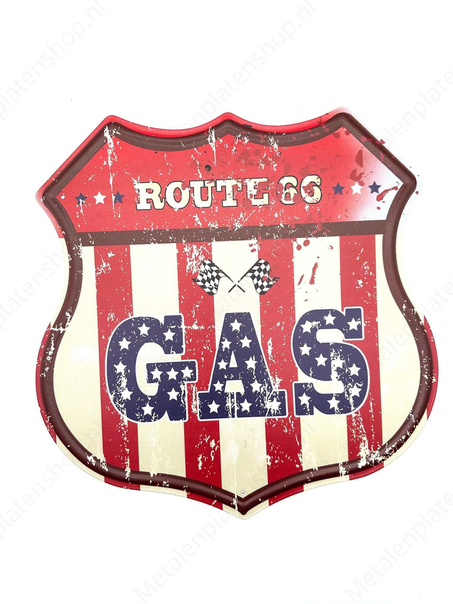 Route 66 GAS - Route 66 Style Sign