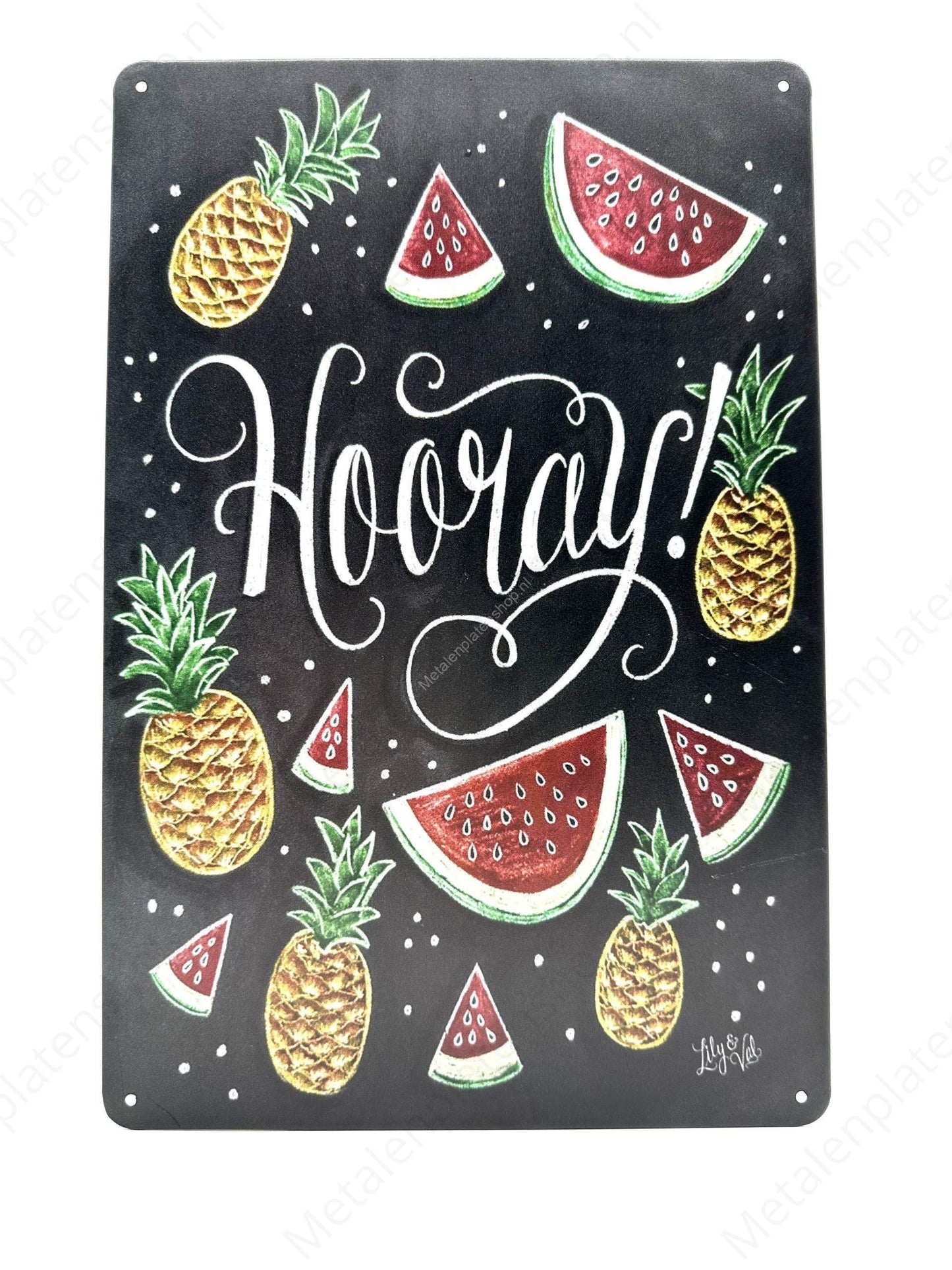 Chalkboard - Fruit - Hooray