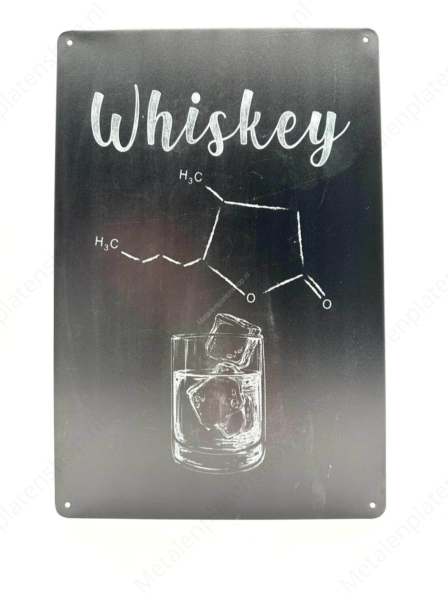 Whiskey - DNA - Metal Wall Sign