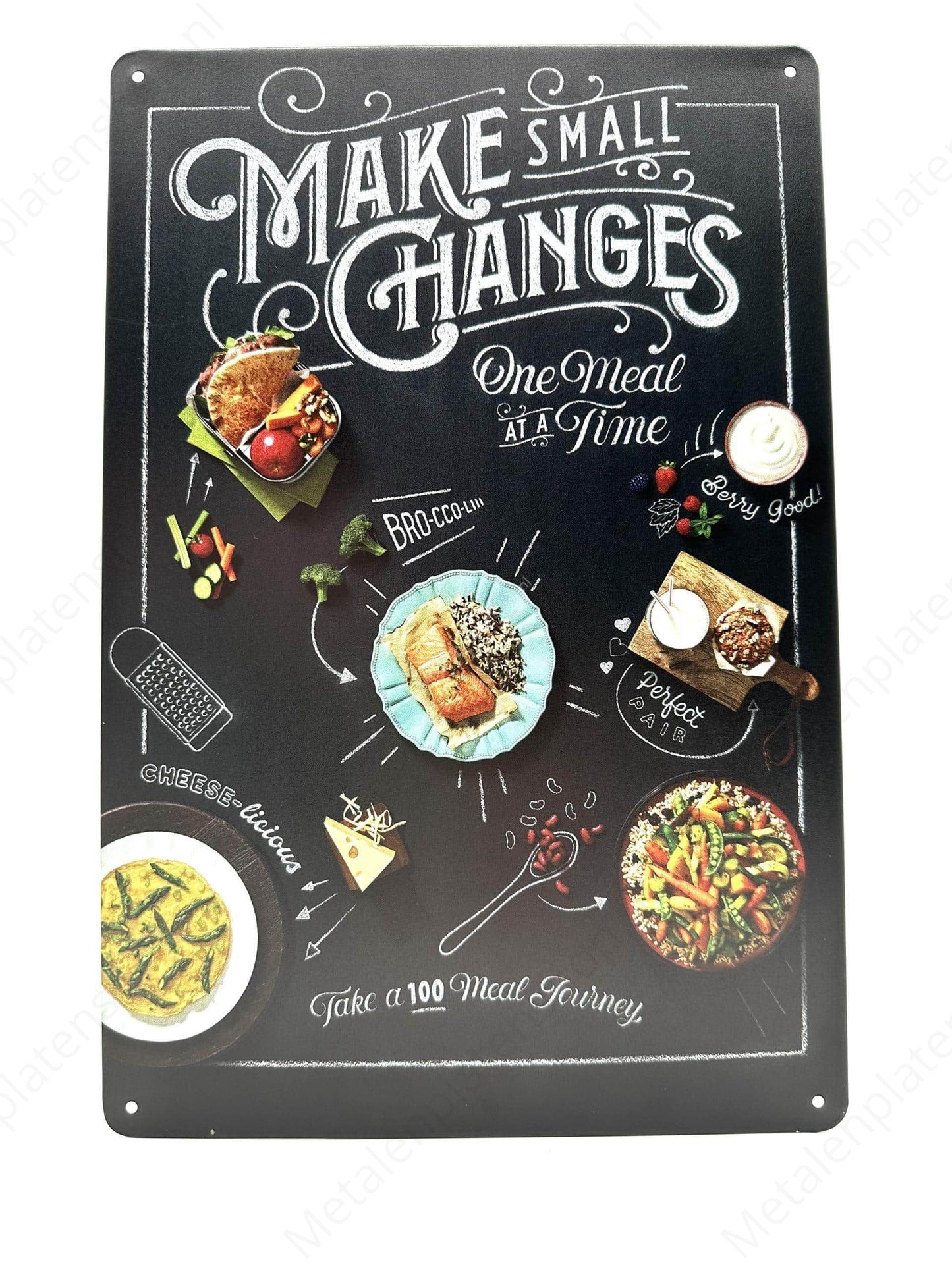 Chalkboard - Make Small Changes One Meal at a Time