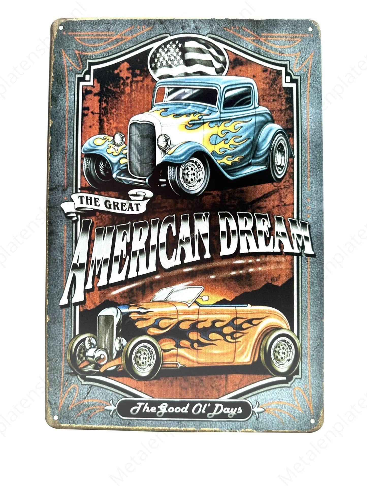 The Great American Dream - Metal Wall Sign