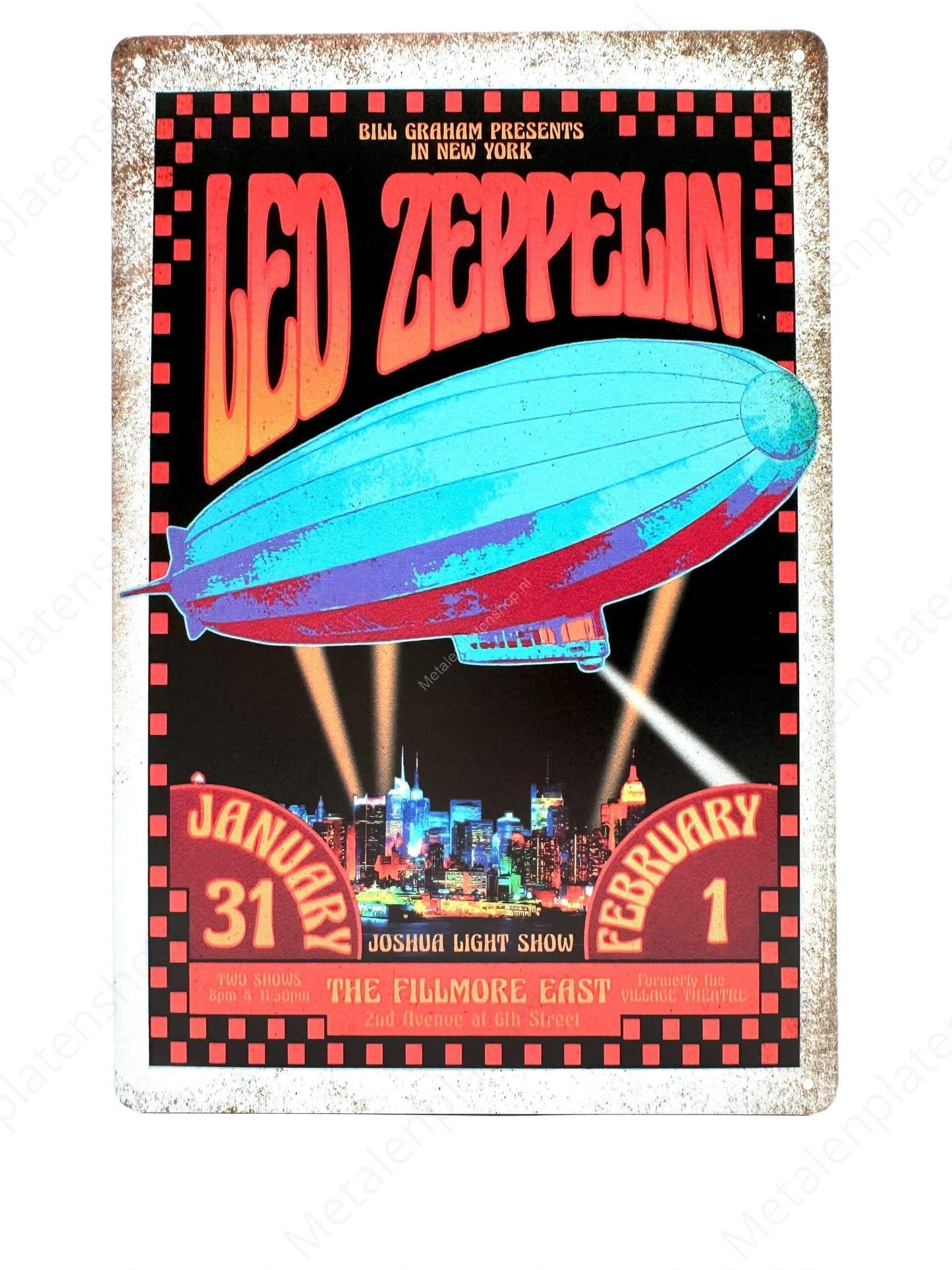 Led Zeppelin - Metal Wall Sign