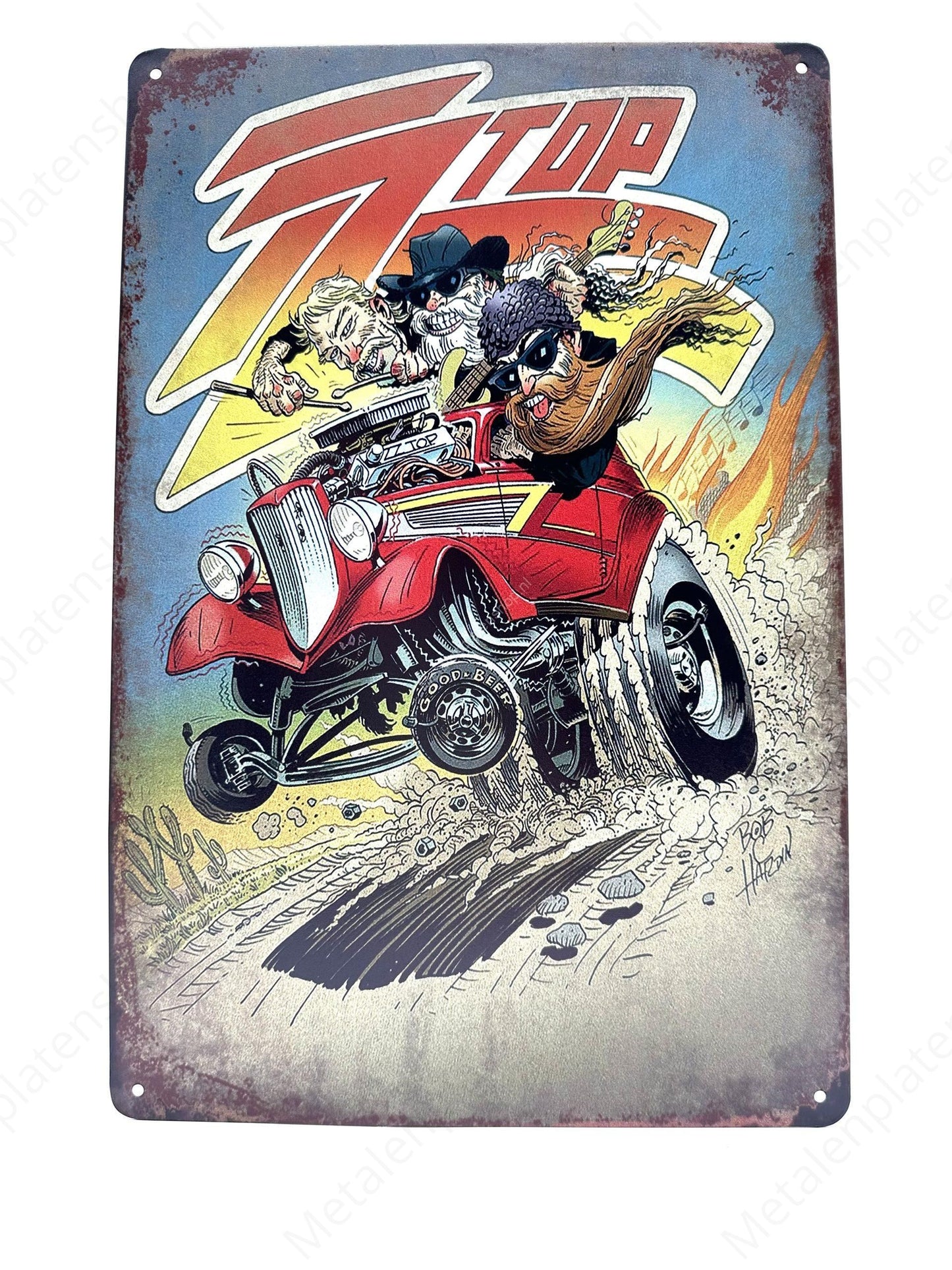 ZZ TOP - Metal Wall Sign