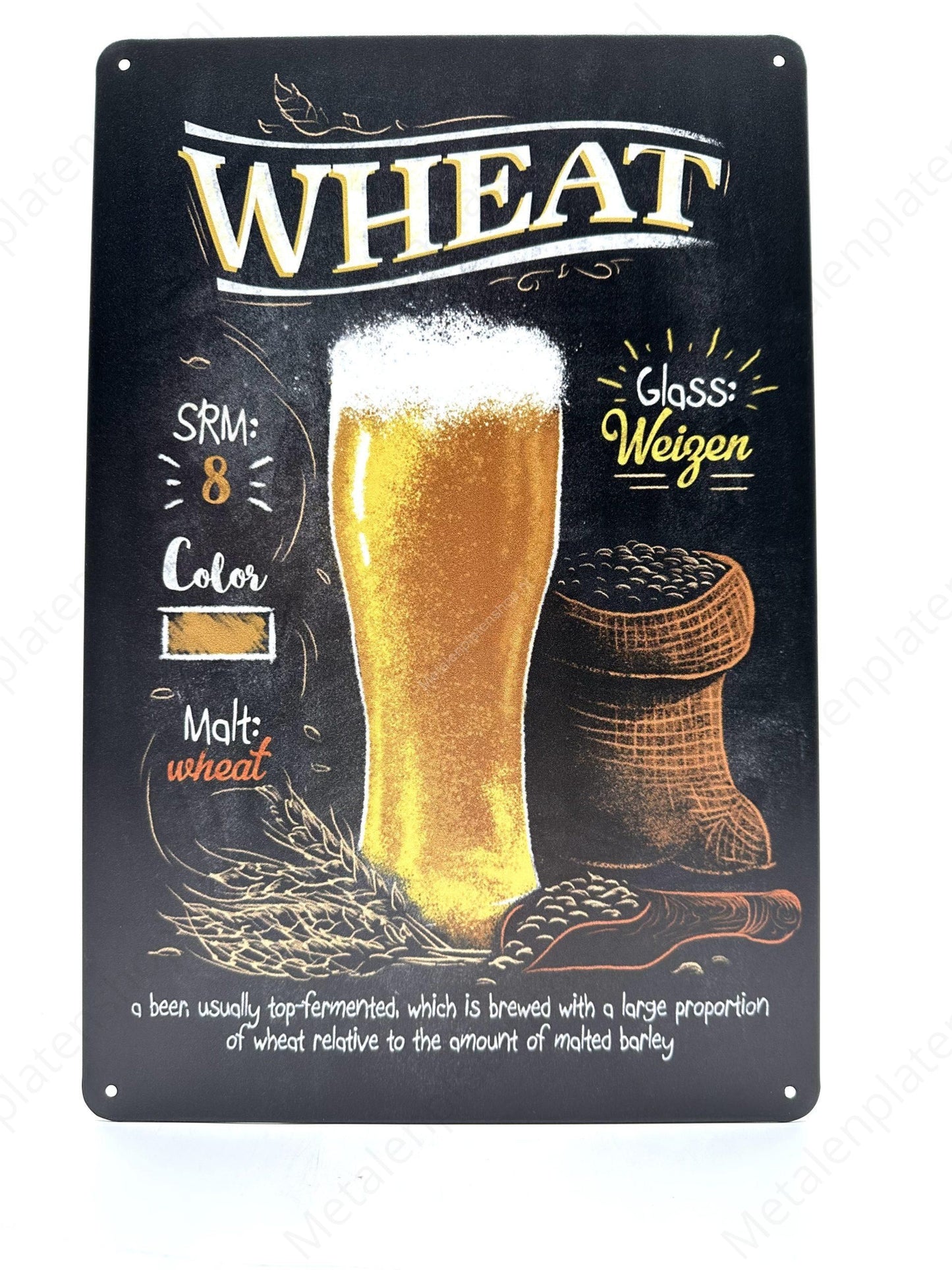 Krijtbord - Wheat - Bier