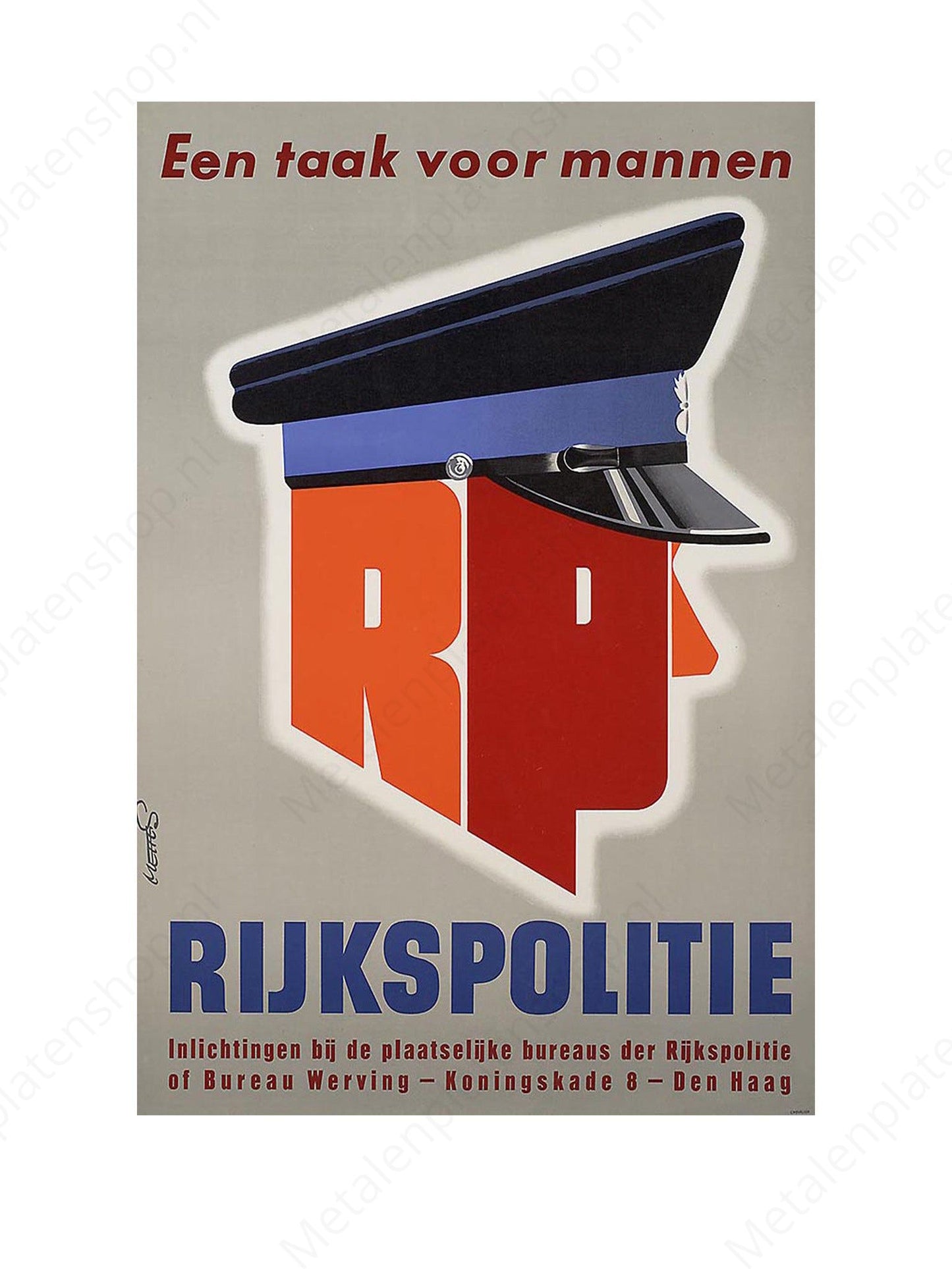 A job for men - National Police - Nostalgic