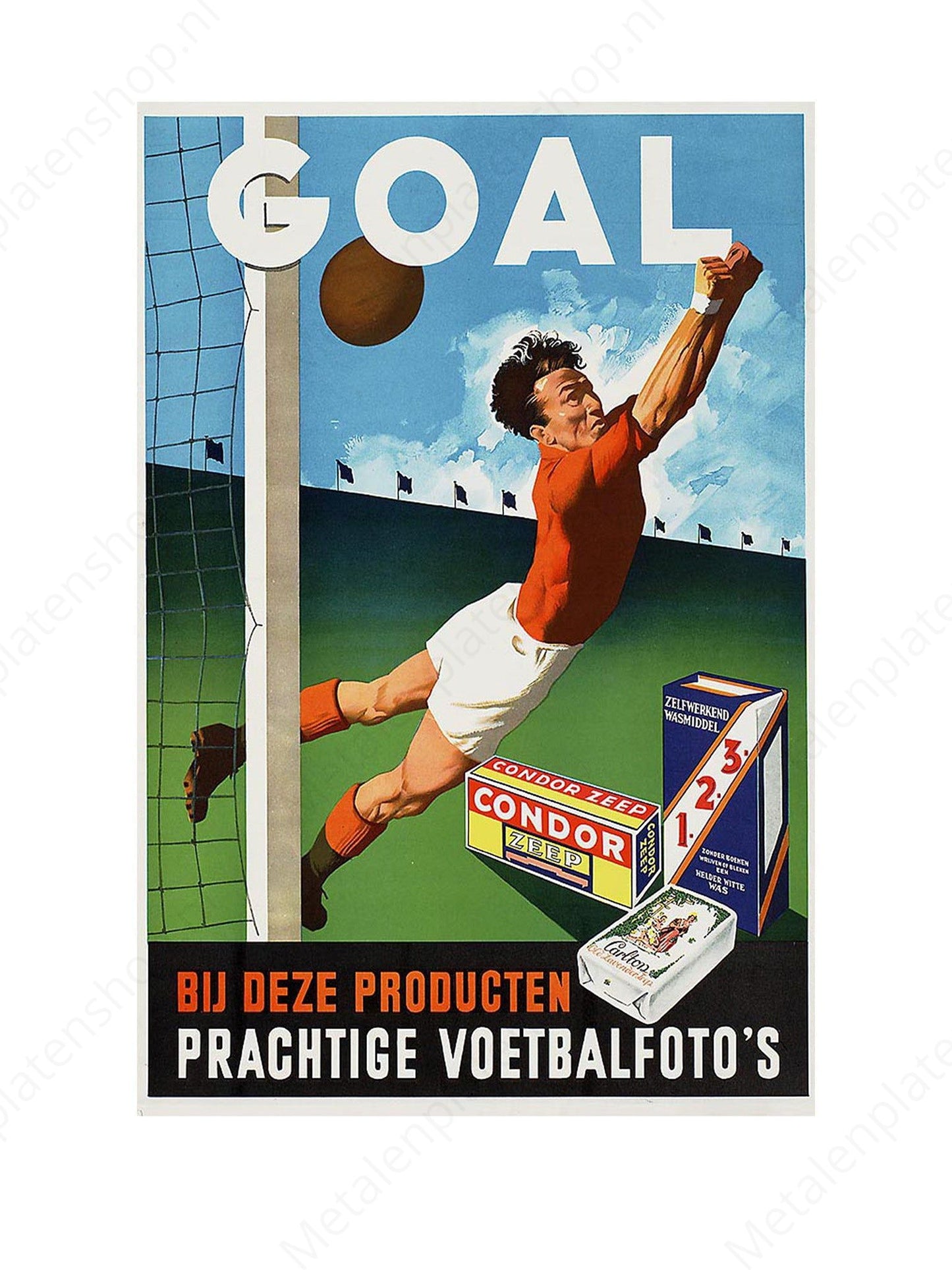 GOAL - these products include beautiful football photos - Nostalgic