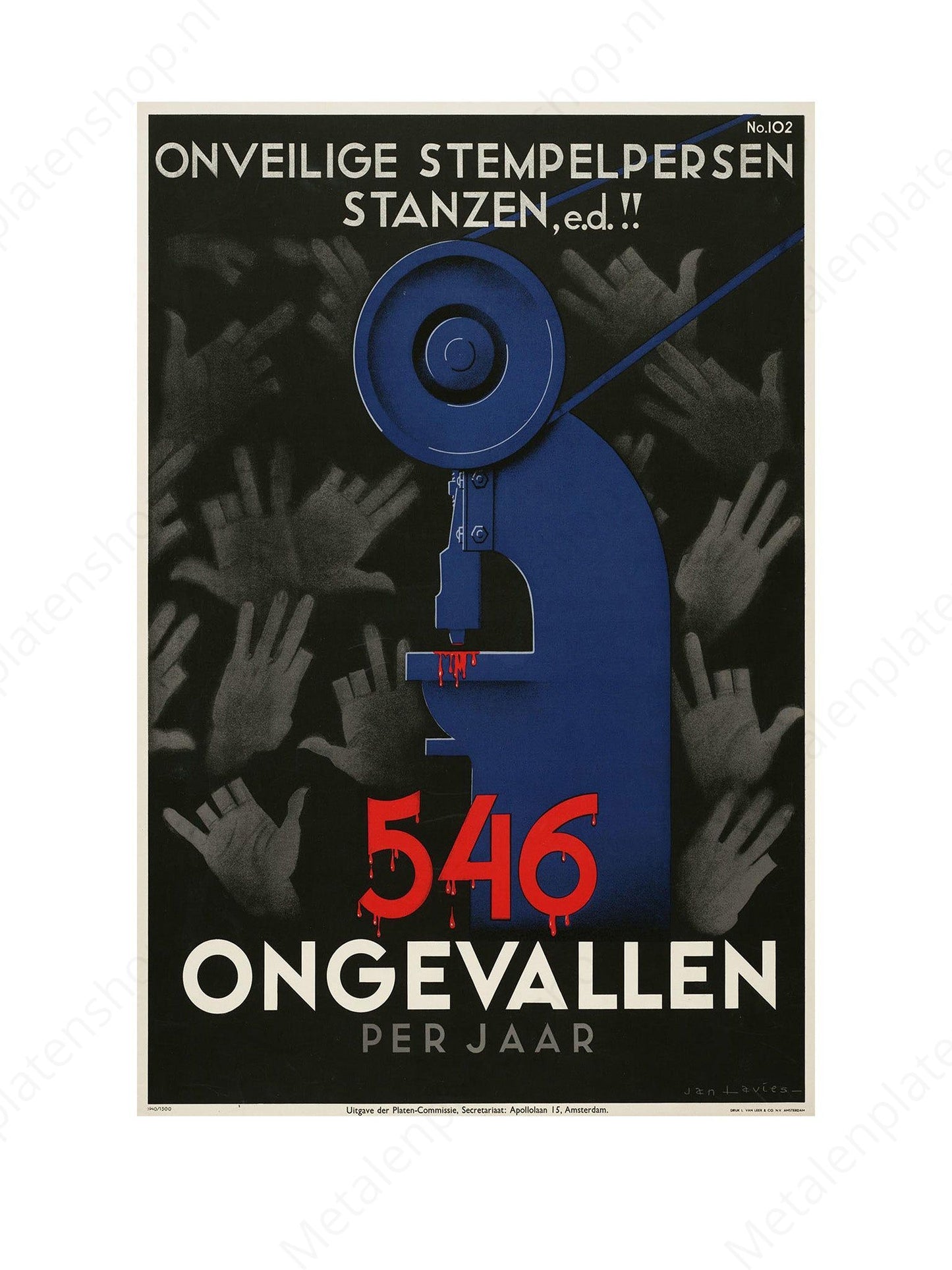 Unsafe stamping press die cutting - Nostalgic