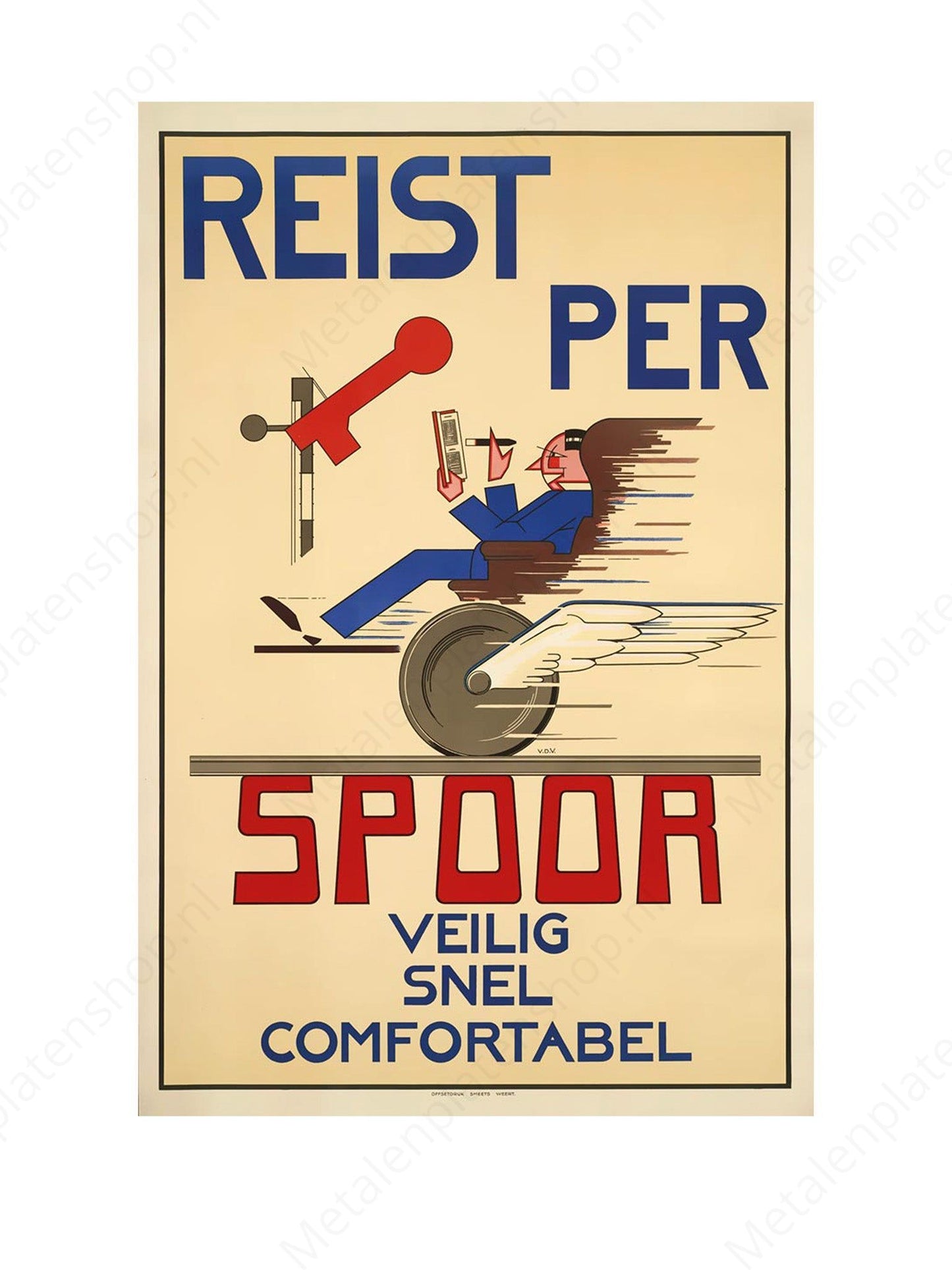 Reist per Spoor - Veilig snel comfortabel - Nostalgisch
