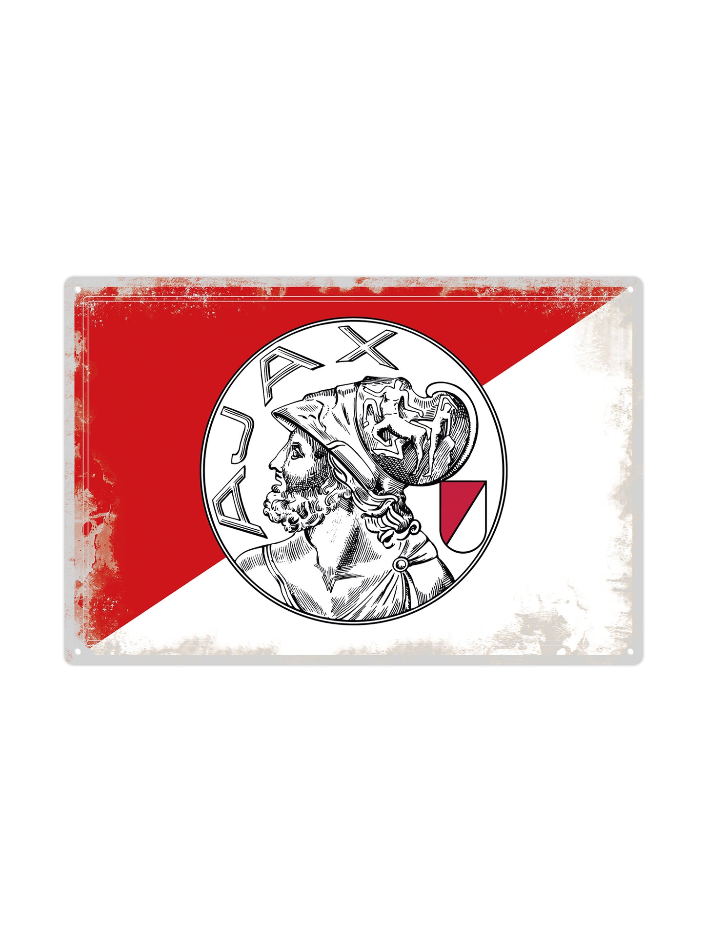 AJAX Old Logo Red/White