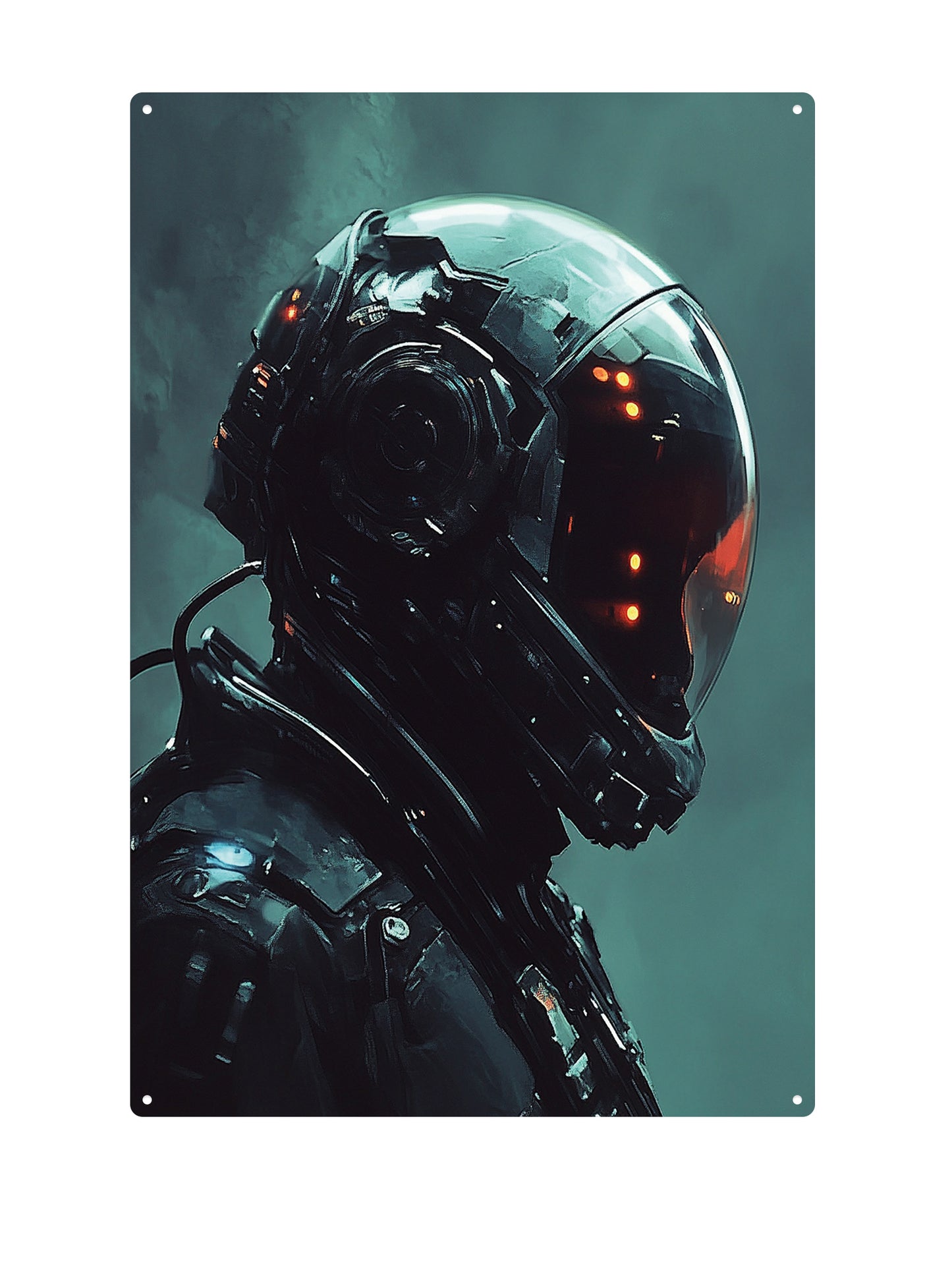Futuristic astronaut