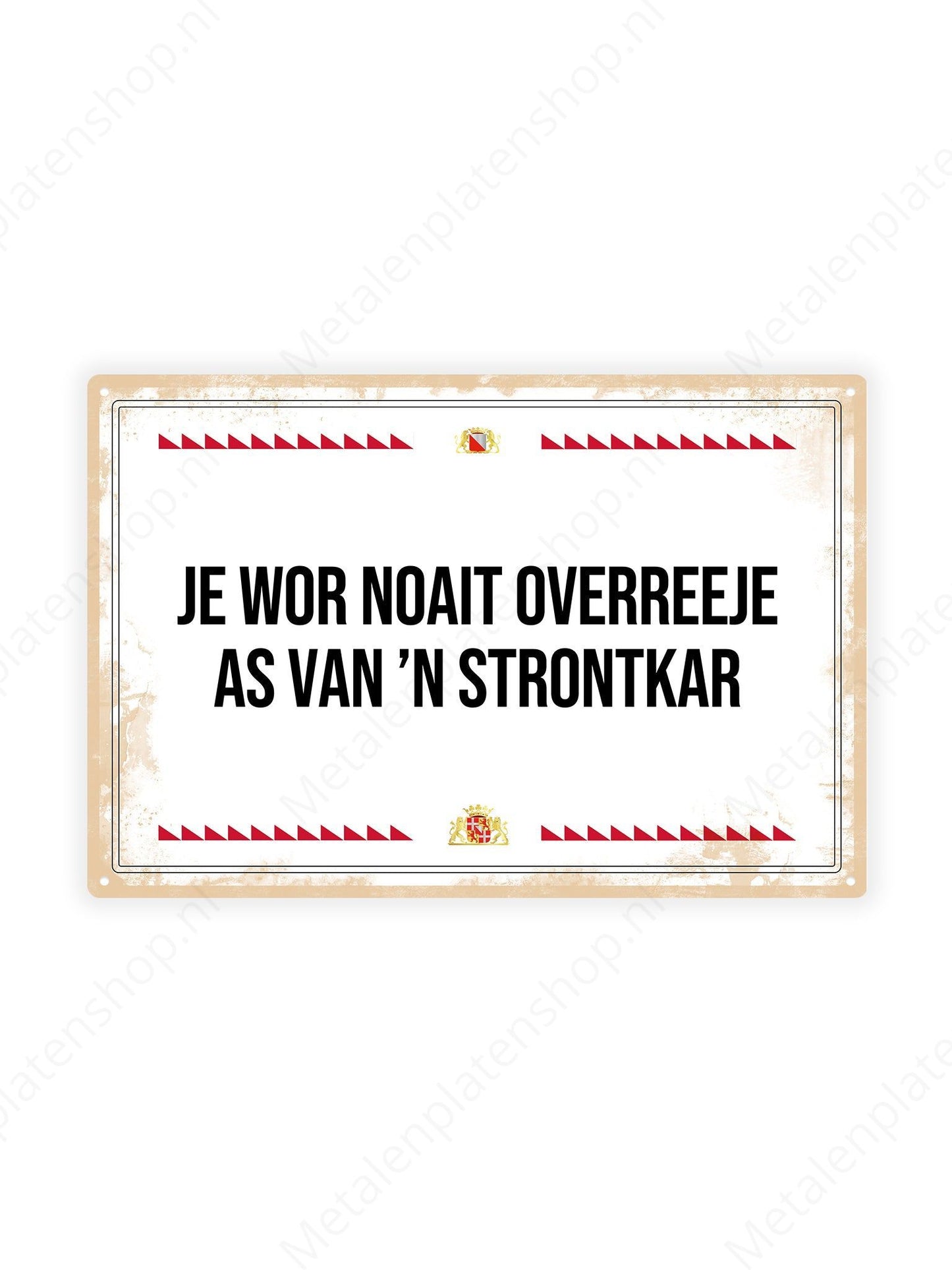 Je wor noait overreefje as van 'n strontkar - Utrechtse Teksten